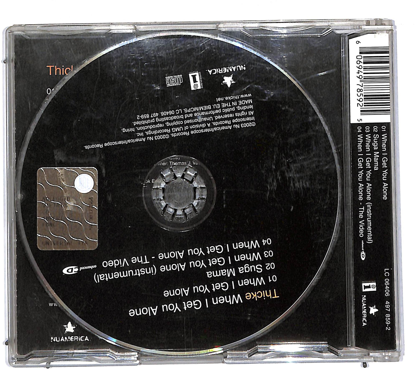 EBOND Thicke - When I Get You Alone CD CD111923