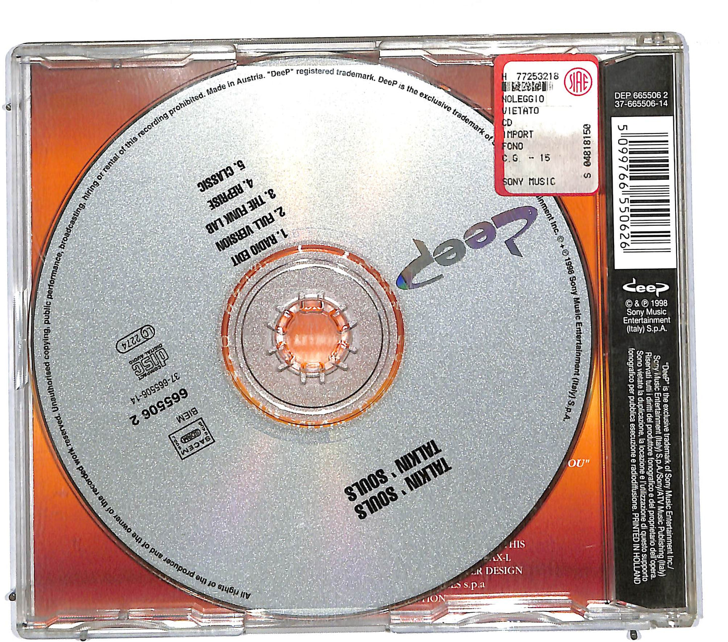 EBOND Talkin'Souls - Talkin'Souls CD CD111928