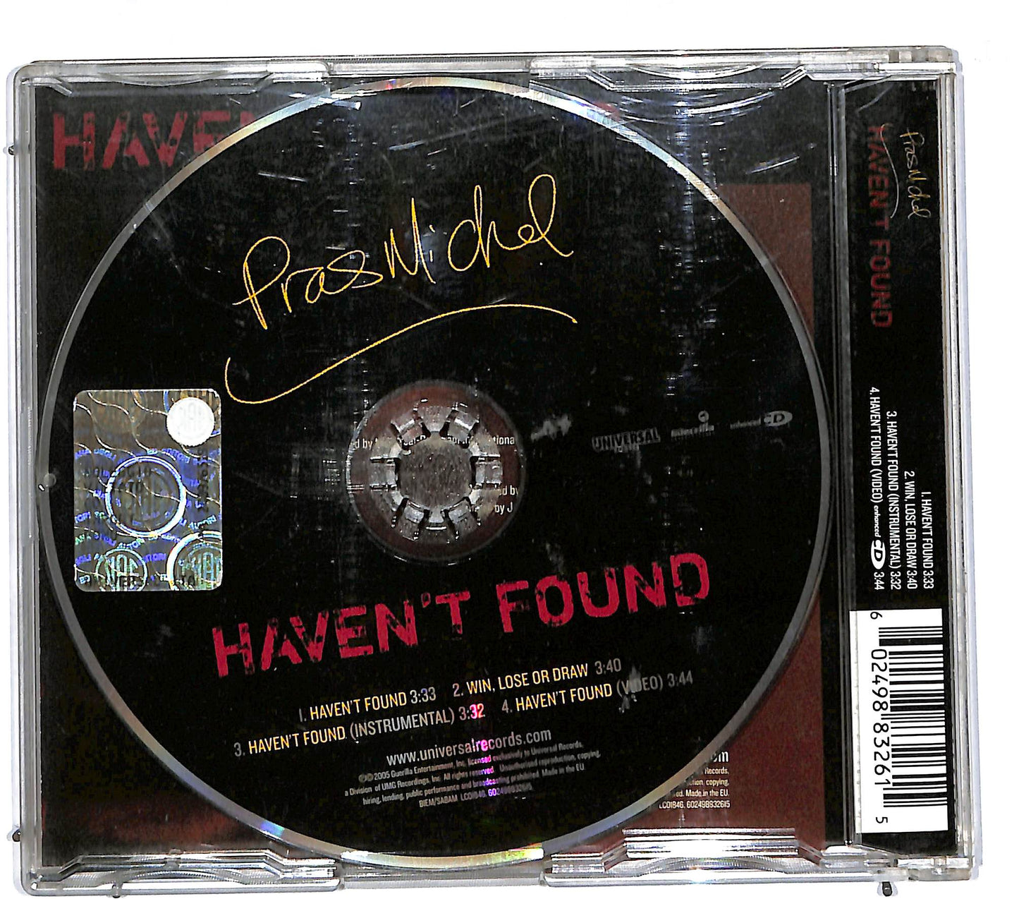 EBOND Pras Michel - Haven't Found CD CD111929