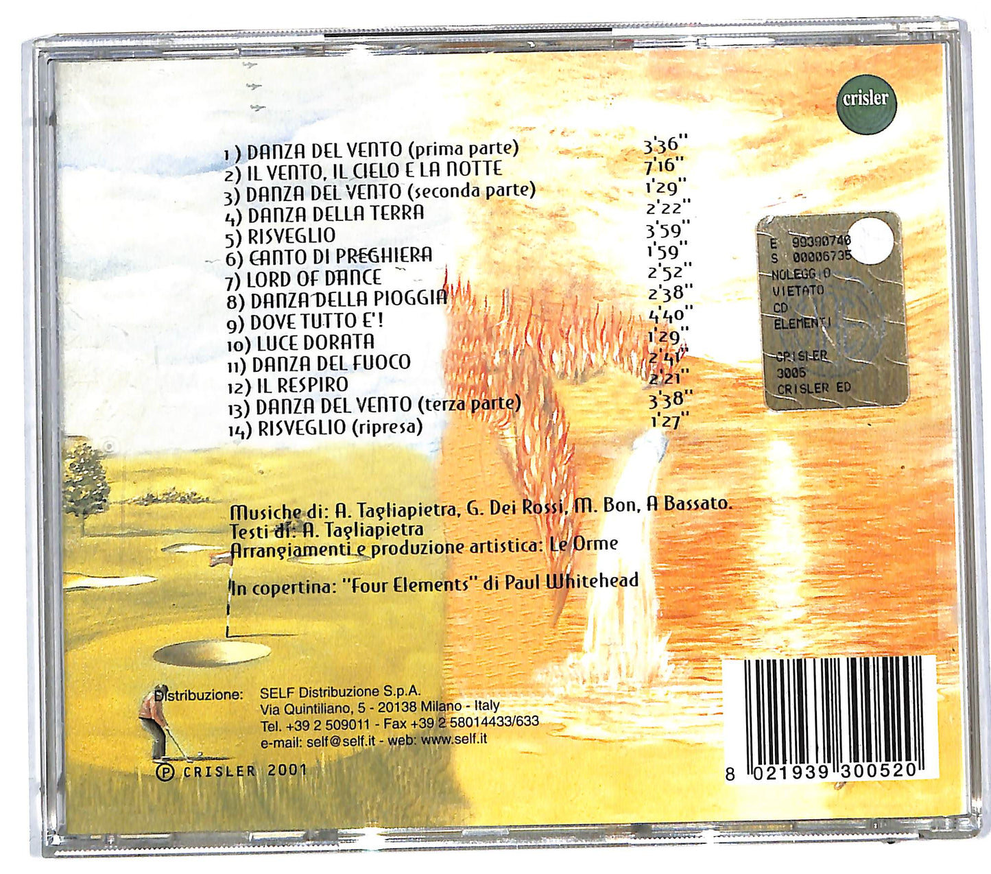 EBOND Le Orme - Elementi CD CD111975
