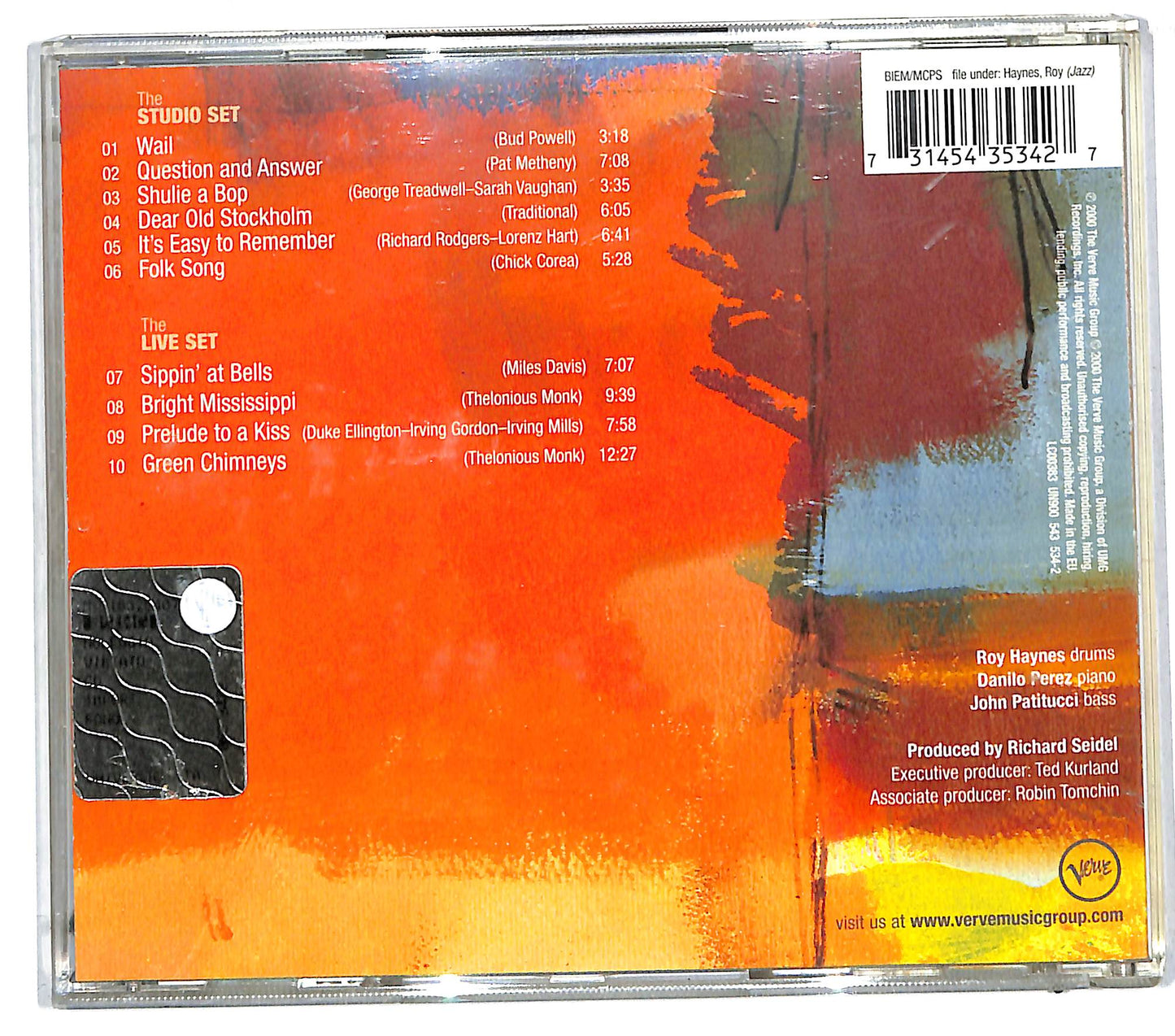 EBOND The Roy Haynes Trio fe CD CD112030