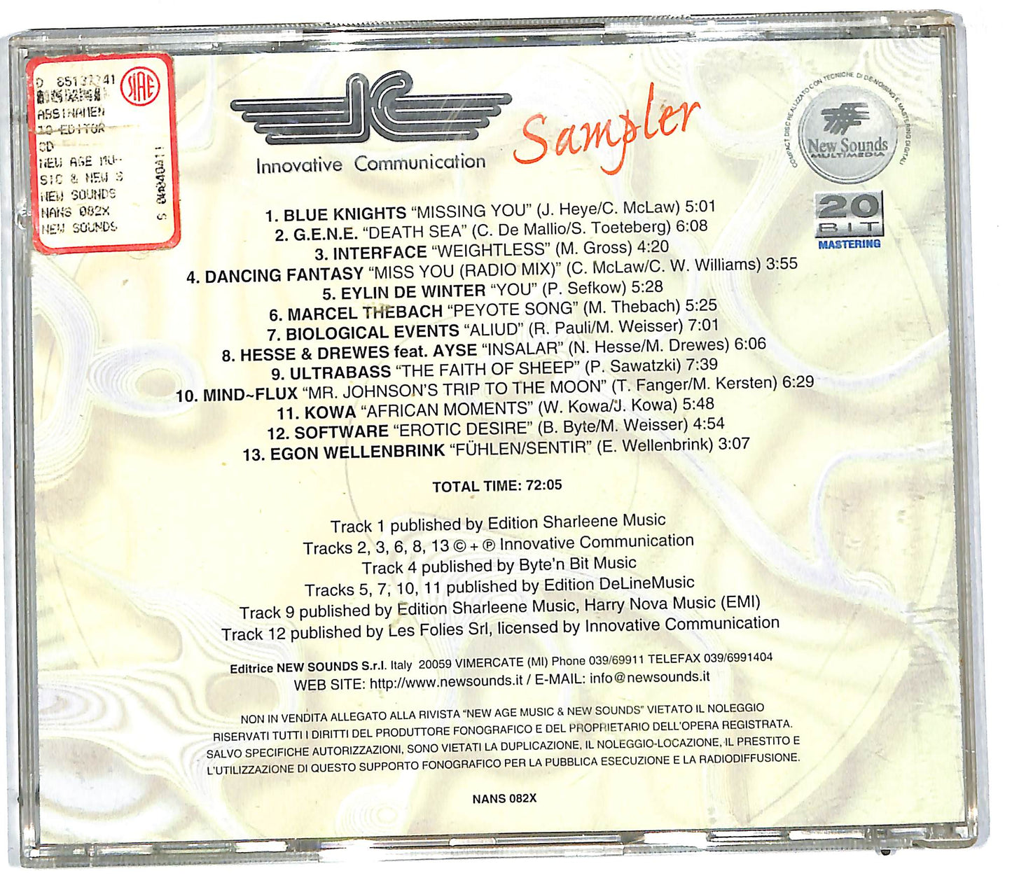 EBOND Various - Innovative Communication Sampler CD CD112036