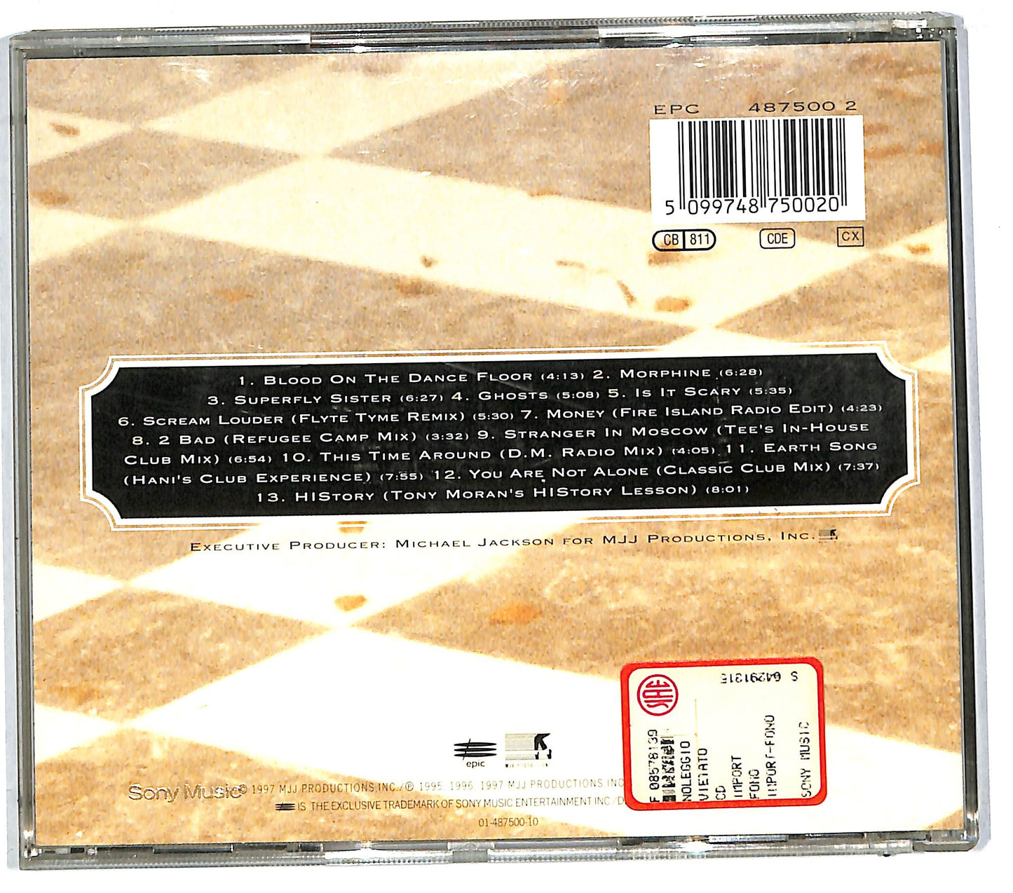 EBOND Michael Jackson - Blood On The Dance Floor CD CD112108