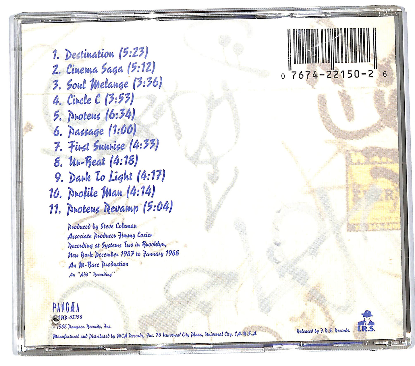 EBOND Steve Coleman And Five Elements - Sine Die CD CD112140