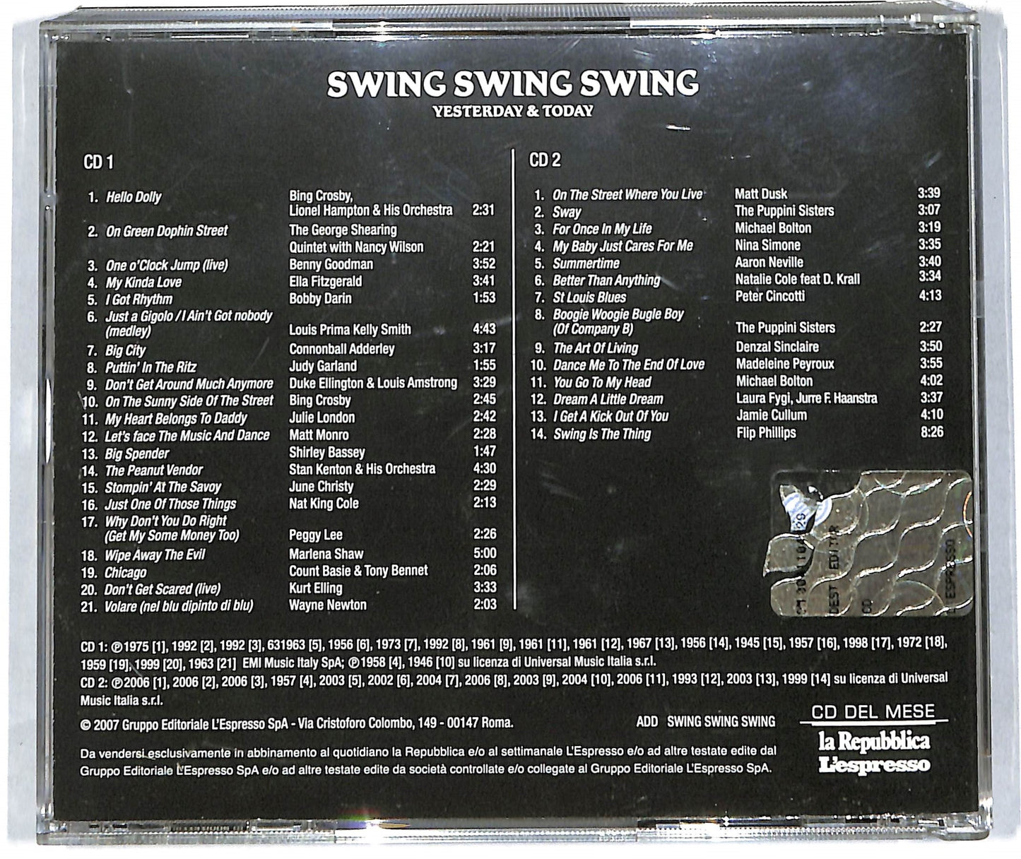 EBOND Various - Swing Swing Swing - Yesterday & Today CD CD112149