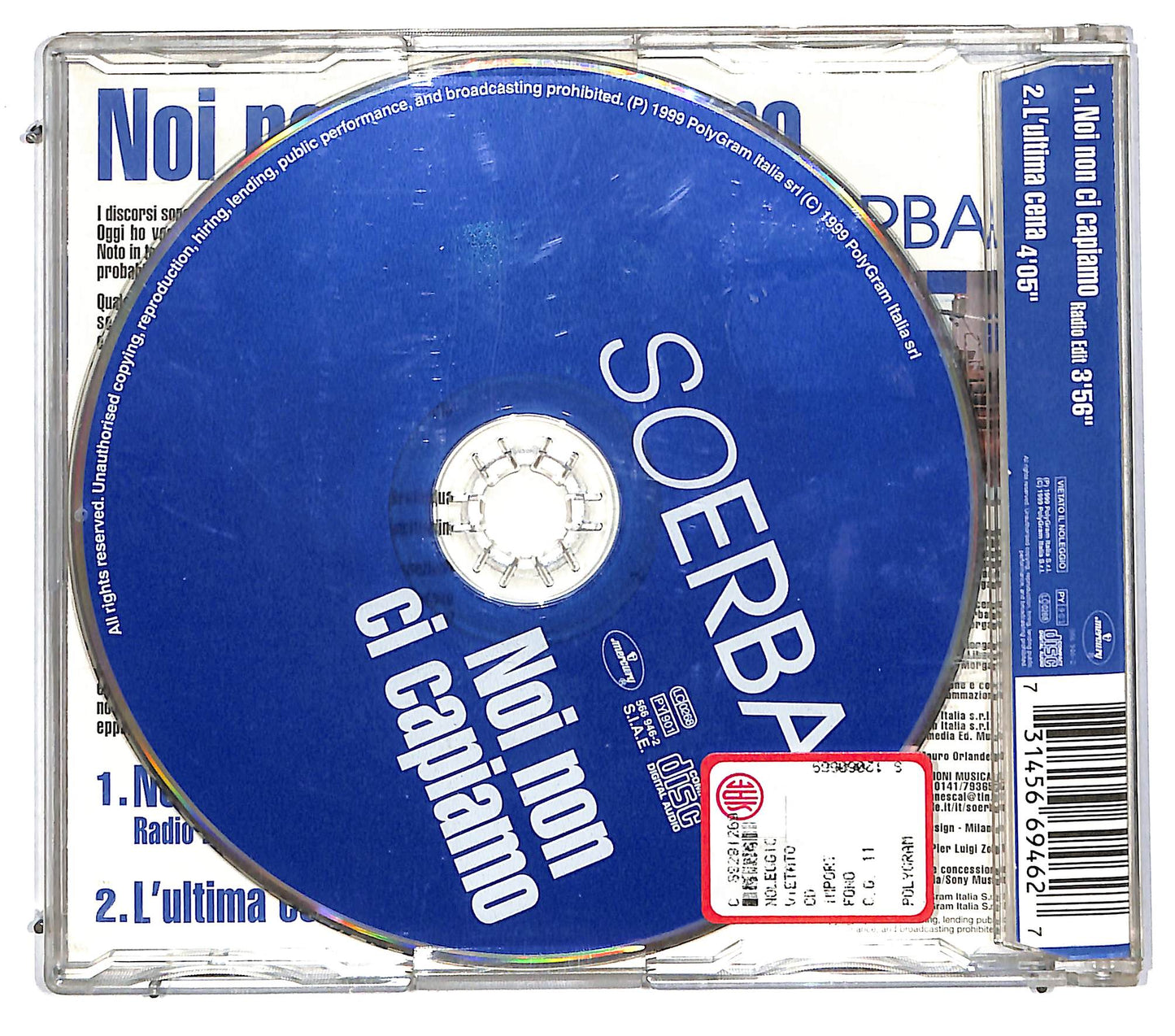 EBOND Soerba - Noi Non Ci Capiamo CD CD112201