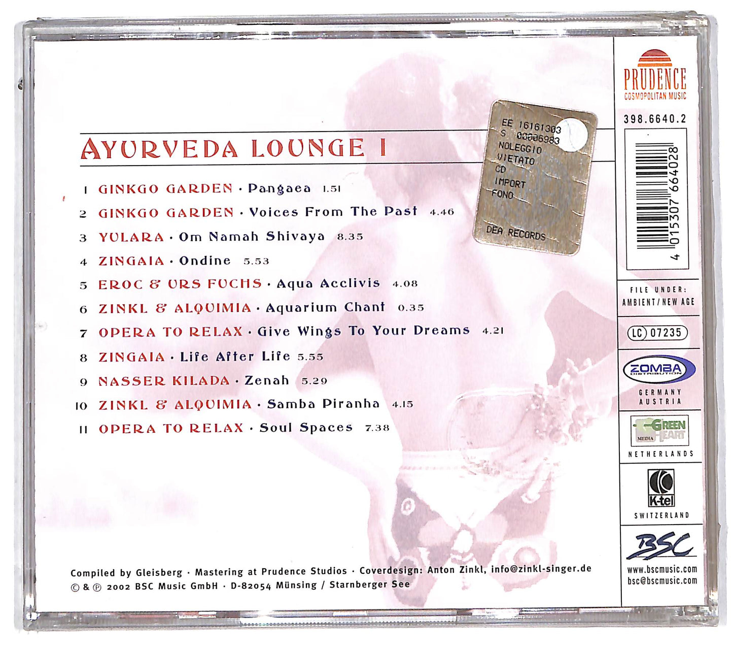 EBOND Ayurveda lounge 1 CD CD112225