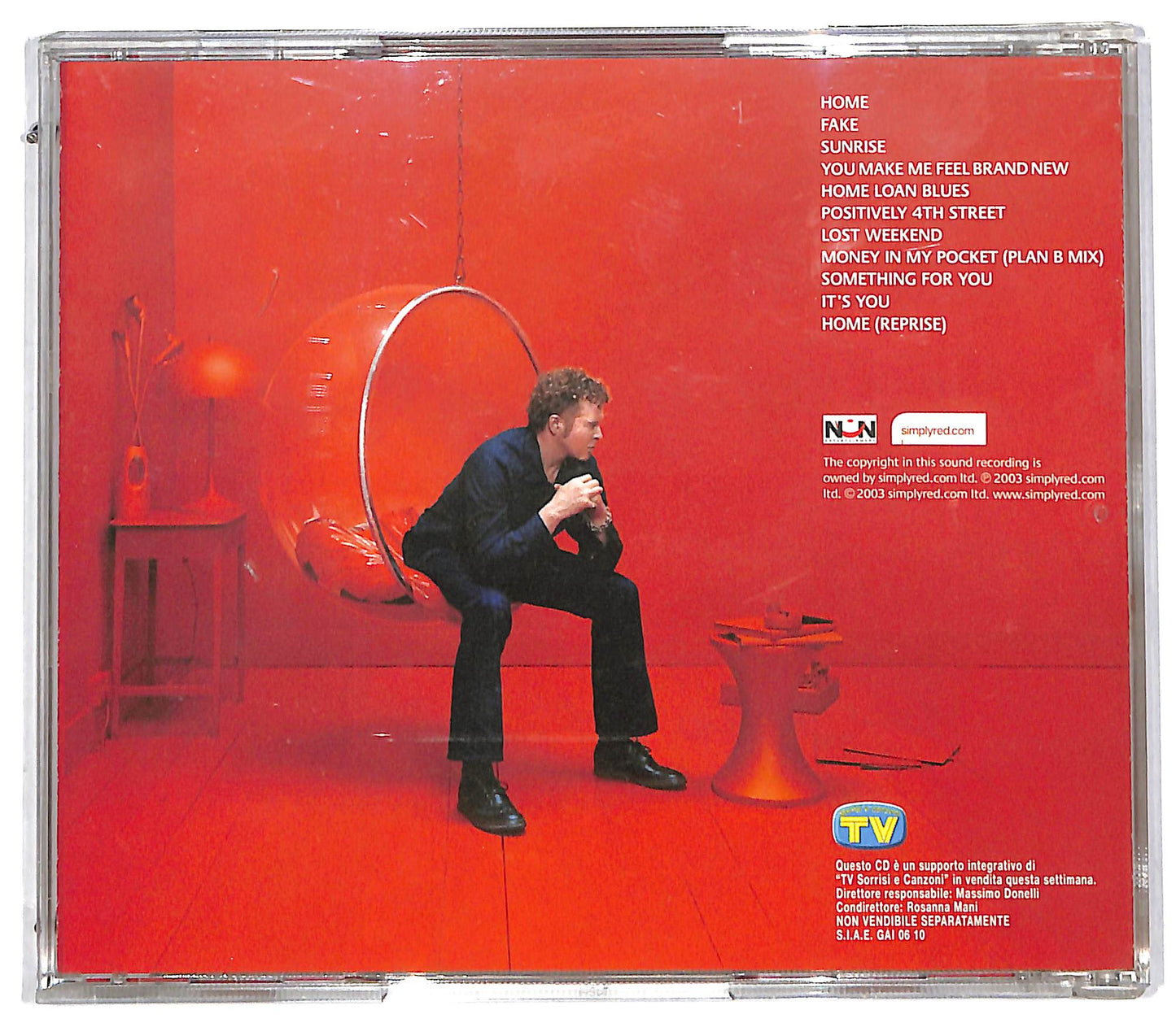 EBOND Simply Red - Home CD CD112229