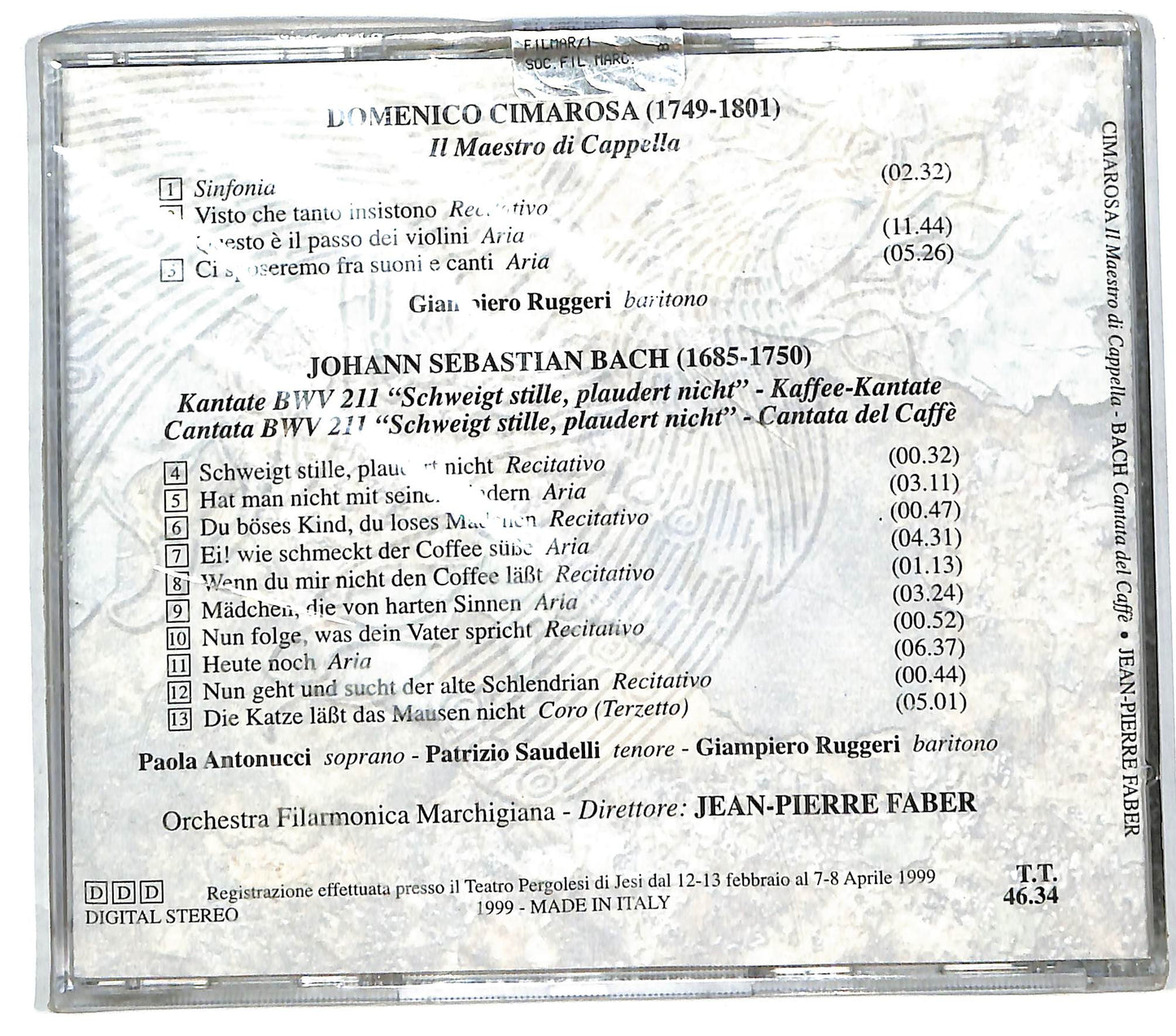EBOND Orchestra filarmonica marchigiana CD CD112260