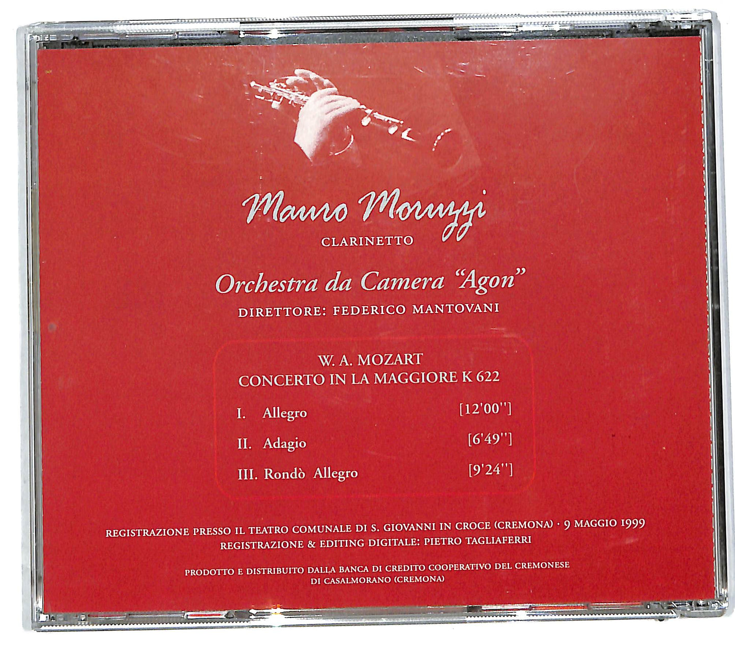 EBOND Mauro Moruzzi - w.a. mozart - concerto in la maggiore CD CD112261