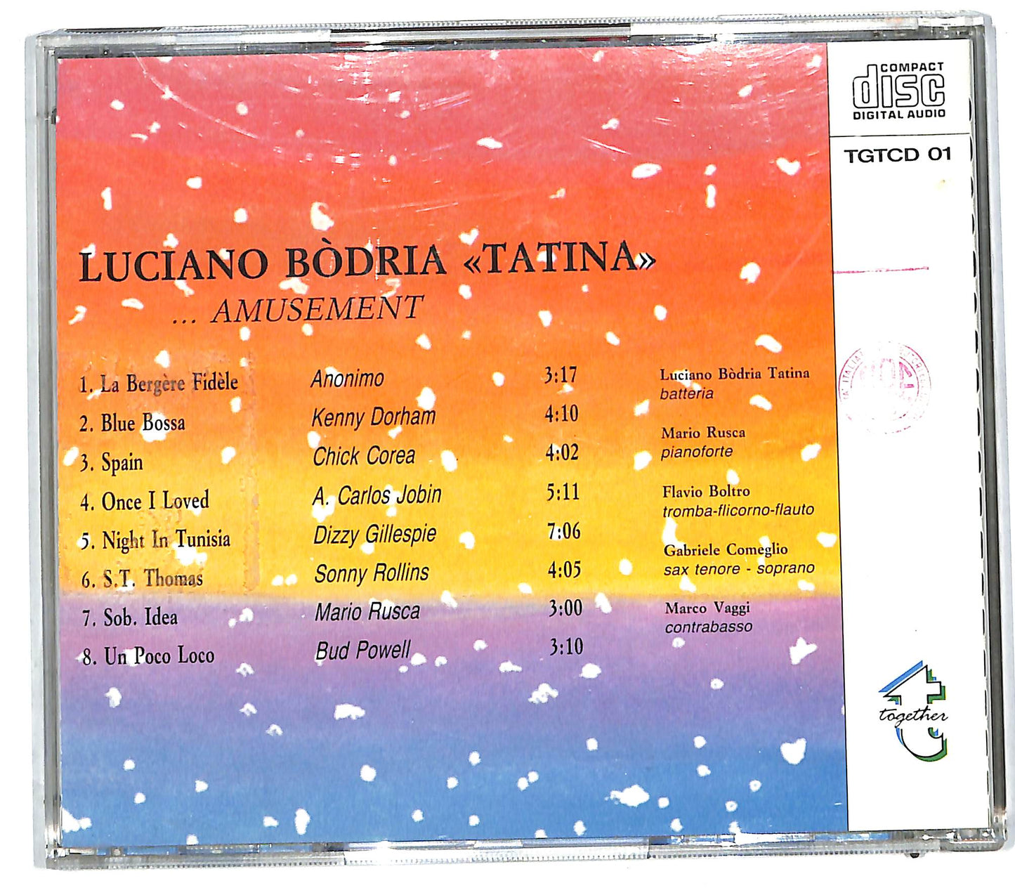 EBOND Tatina - luciano bodria quintet afro and latin jazz CD CD112262