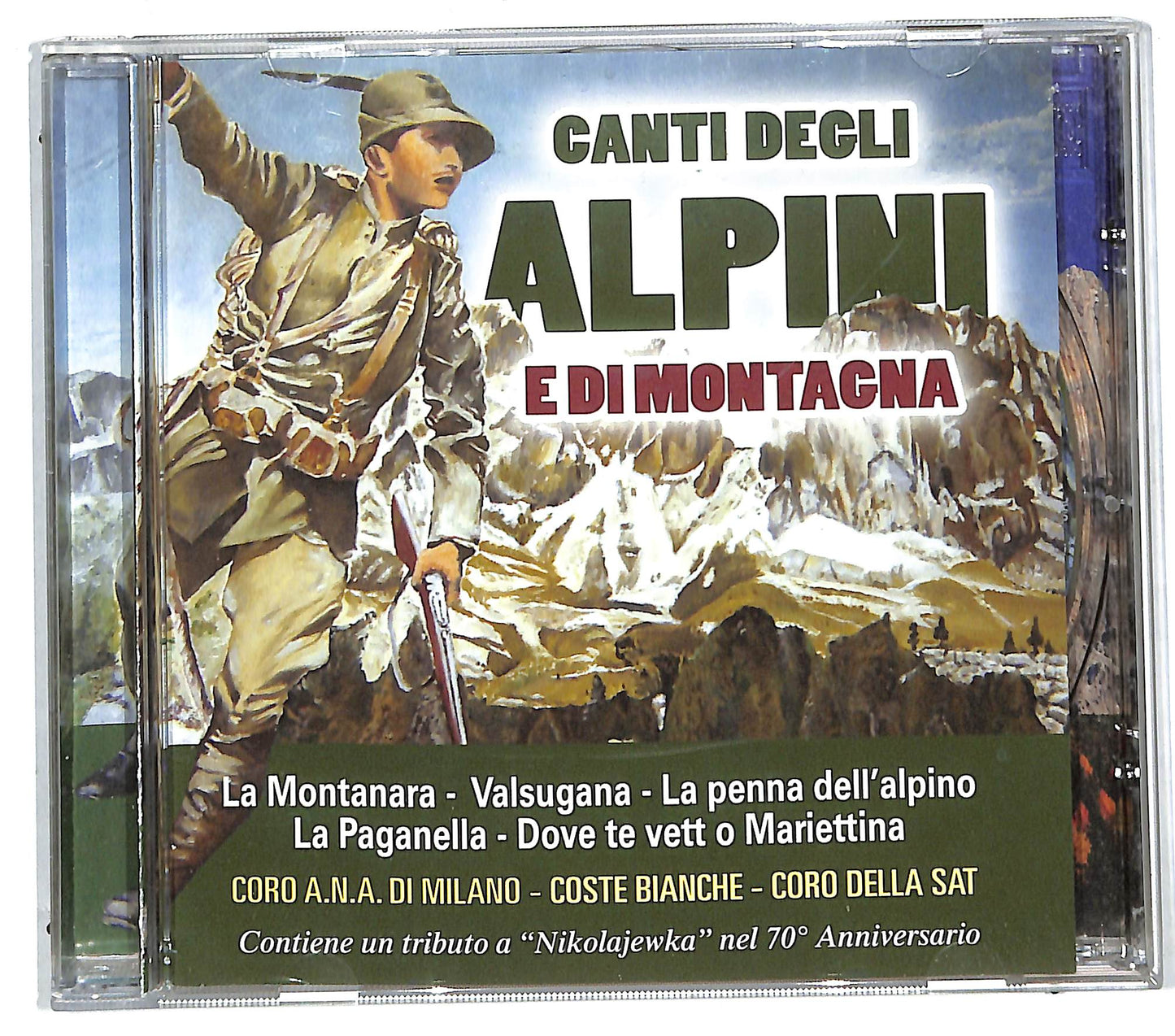 EBOND Various - canti degli alpini e di montagna CD CD112266