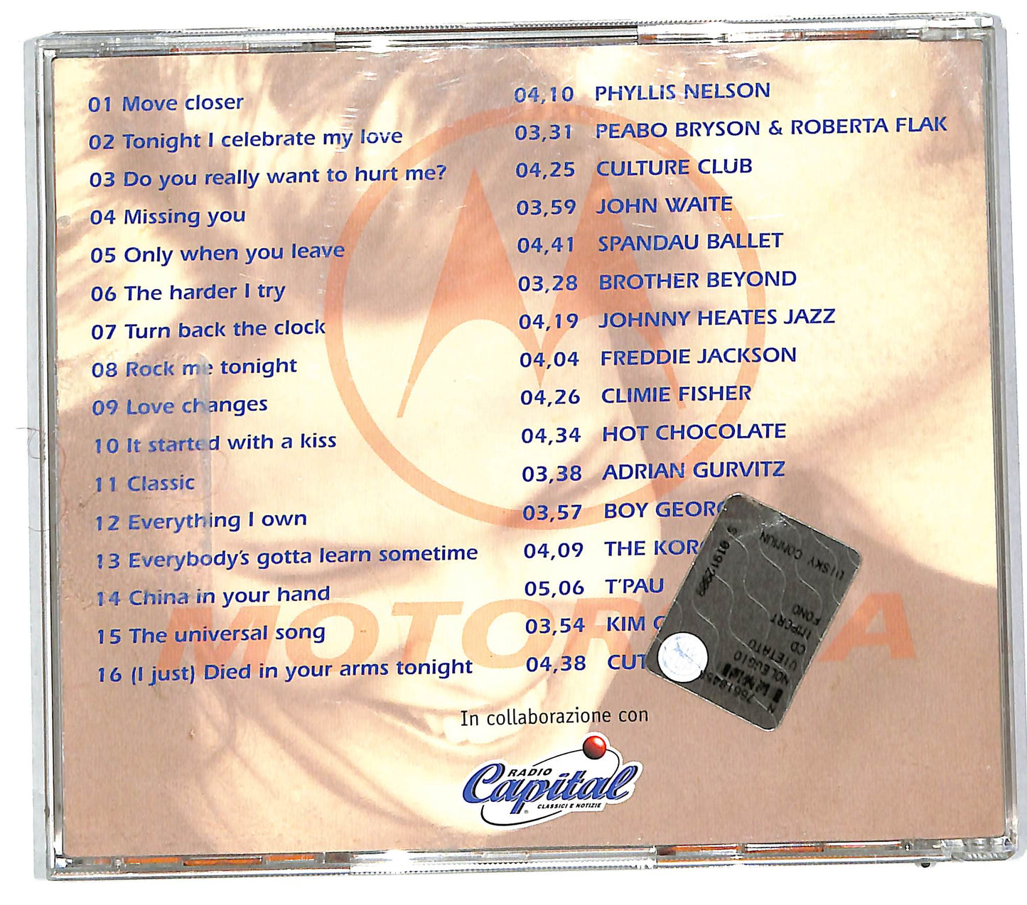 EBOND Various - Sulle note del cuore - motorola CD CD112268