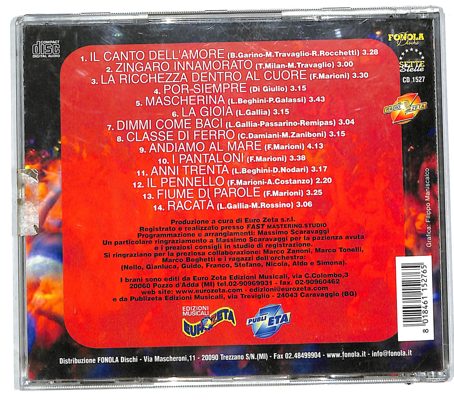 EBOND Il canto dell'amore - la voce di radio zeta CD CD112304