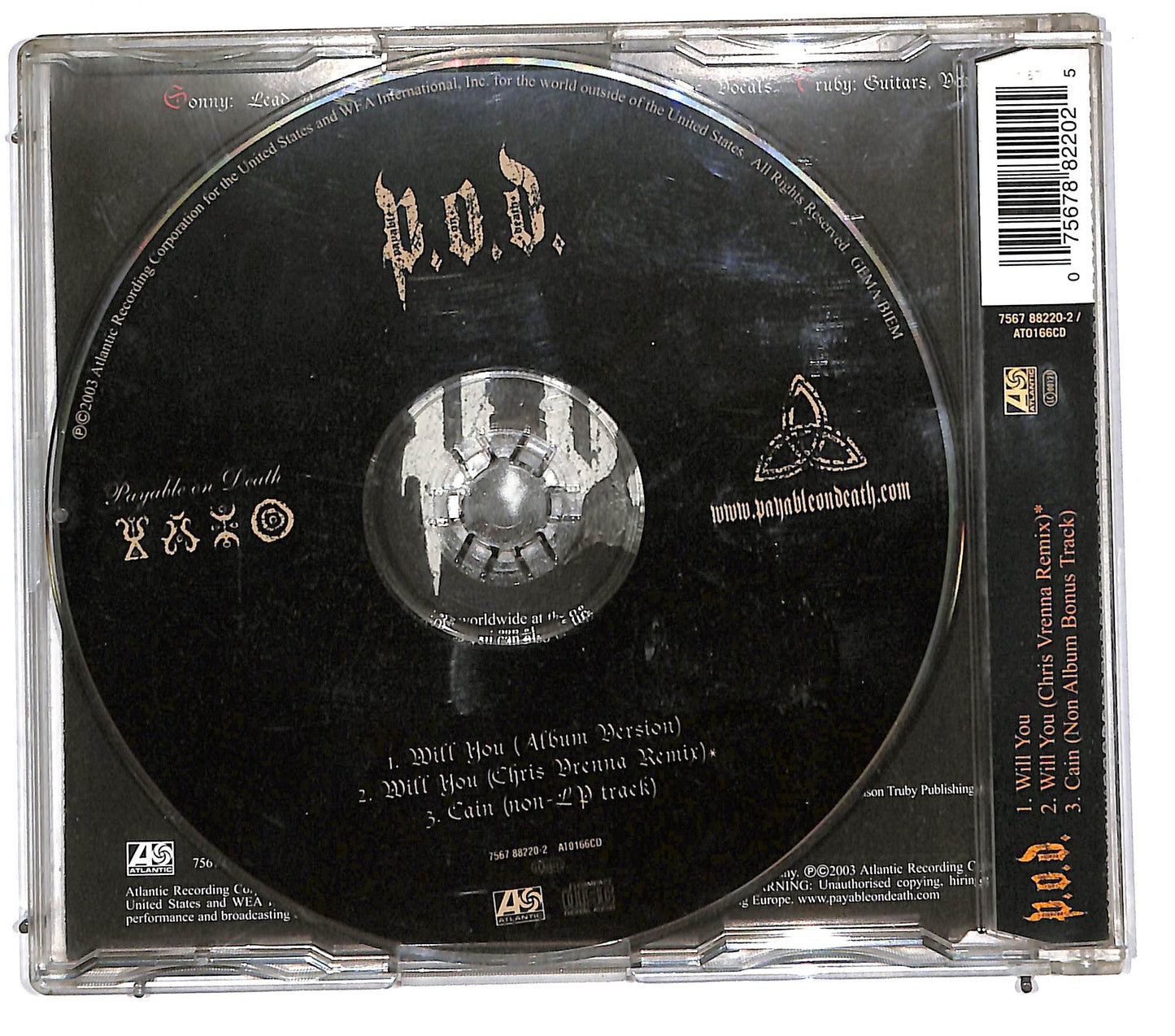 EBOND P.O.D. - Will You CD CD112311