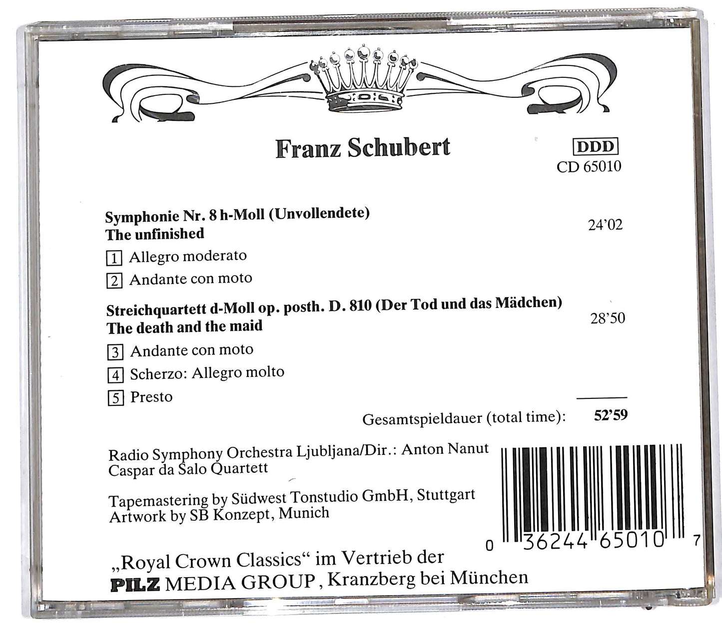 EBOND Radio Symphony Orchestra Ljubljana - Royal Crown Classics CD CD112320