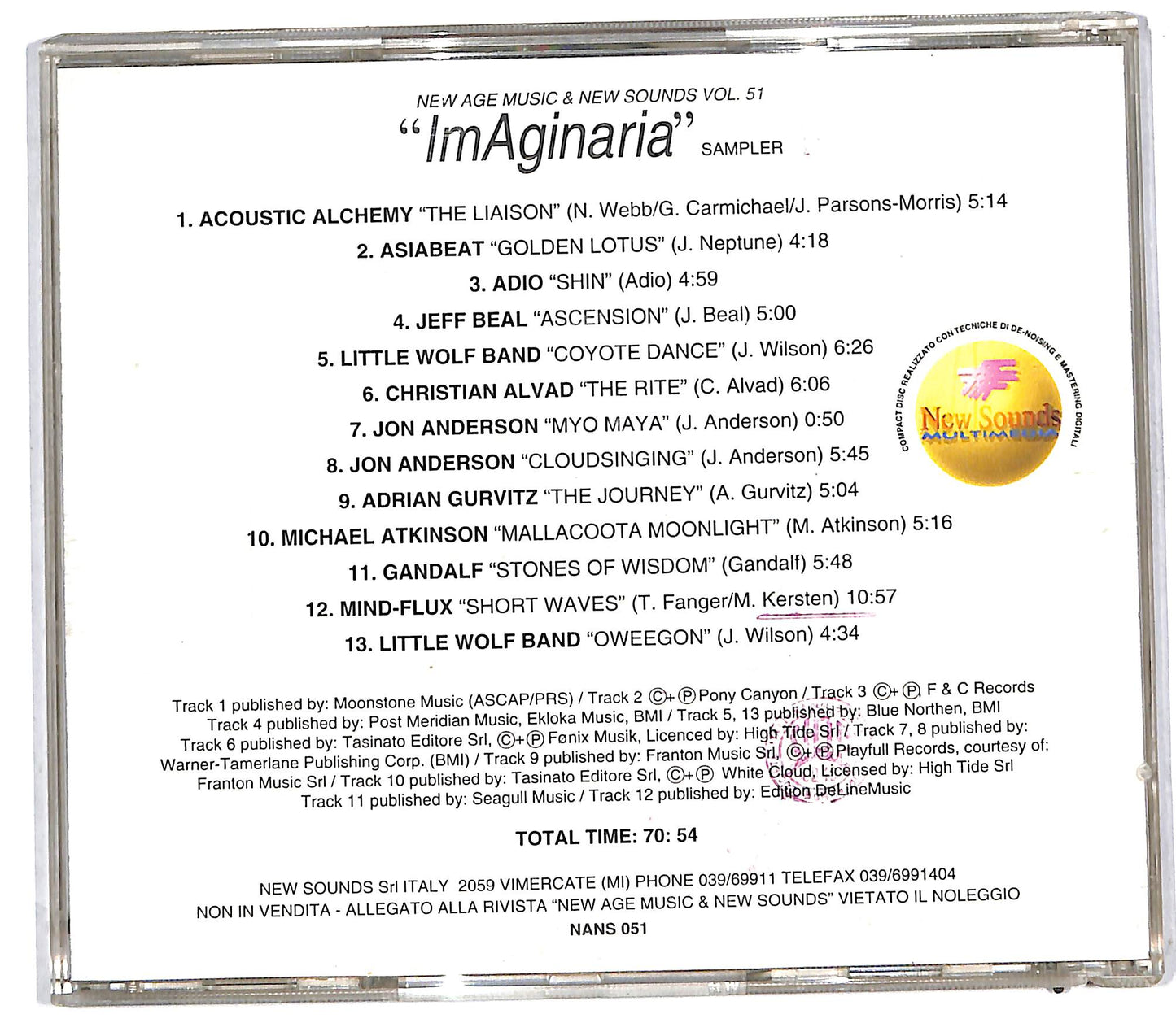 EBOND Various - ImAginaria - New Age CD CD112339