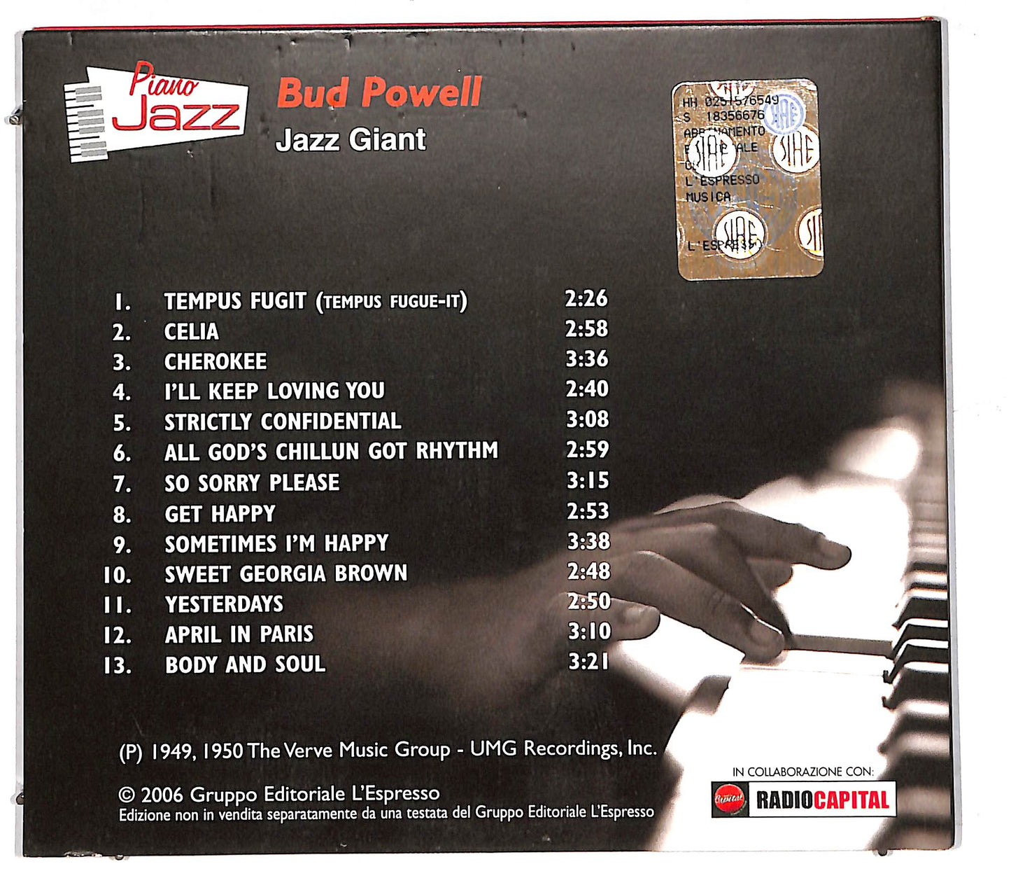 EBOND Bud Powell - Jazz Giant CD CD112346