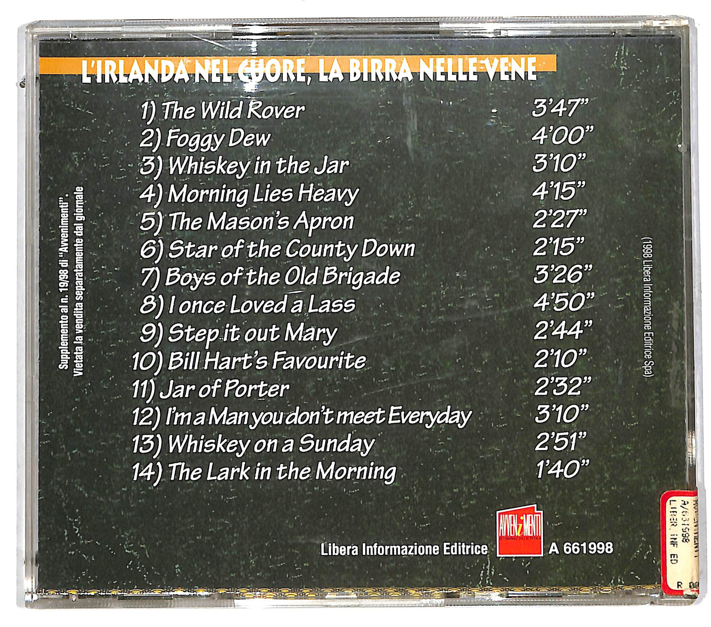 EBOND Her Pillow - L'Irlanda Nel Cuore, La Birra Nelle Vene CD CD112353