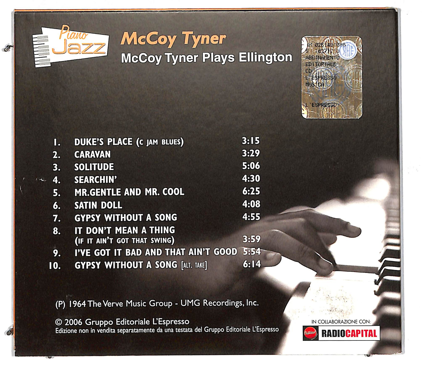 EBOND McCoy Tyner - McCoy Tyner Plays Ellington EDITORIALE CD CD112355