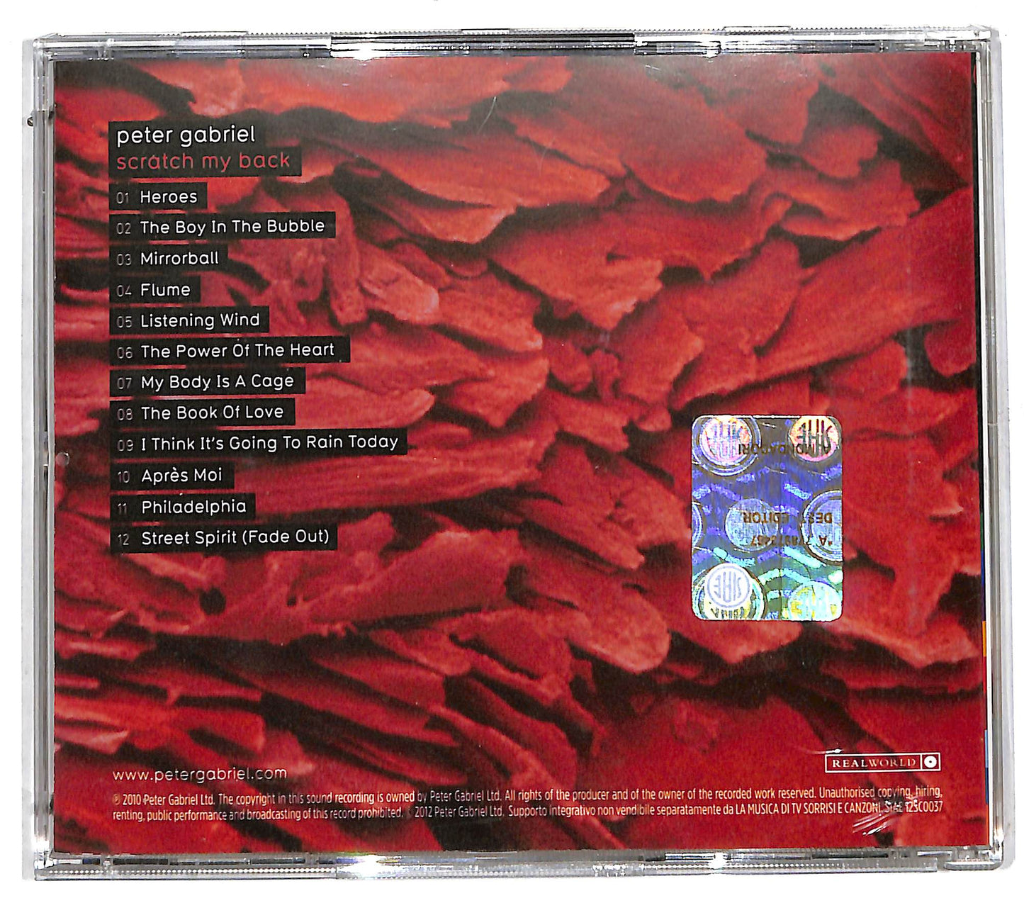 EBOND Peter Gabriel - Scratch My Back CD CD112363