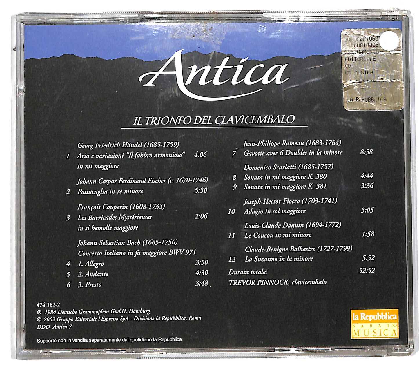 EBOND Trevor Pinnock - Il Trionfo Del Clavicembalo CD CD112411