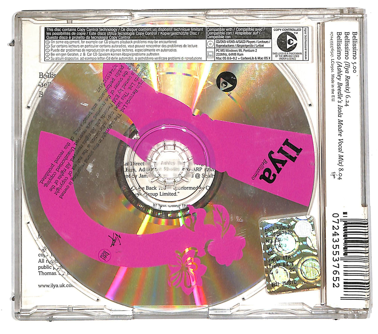 EBOND Ilya - Bellissimo CD CD112421