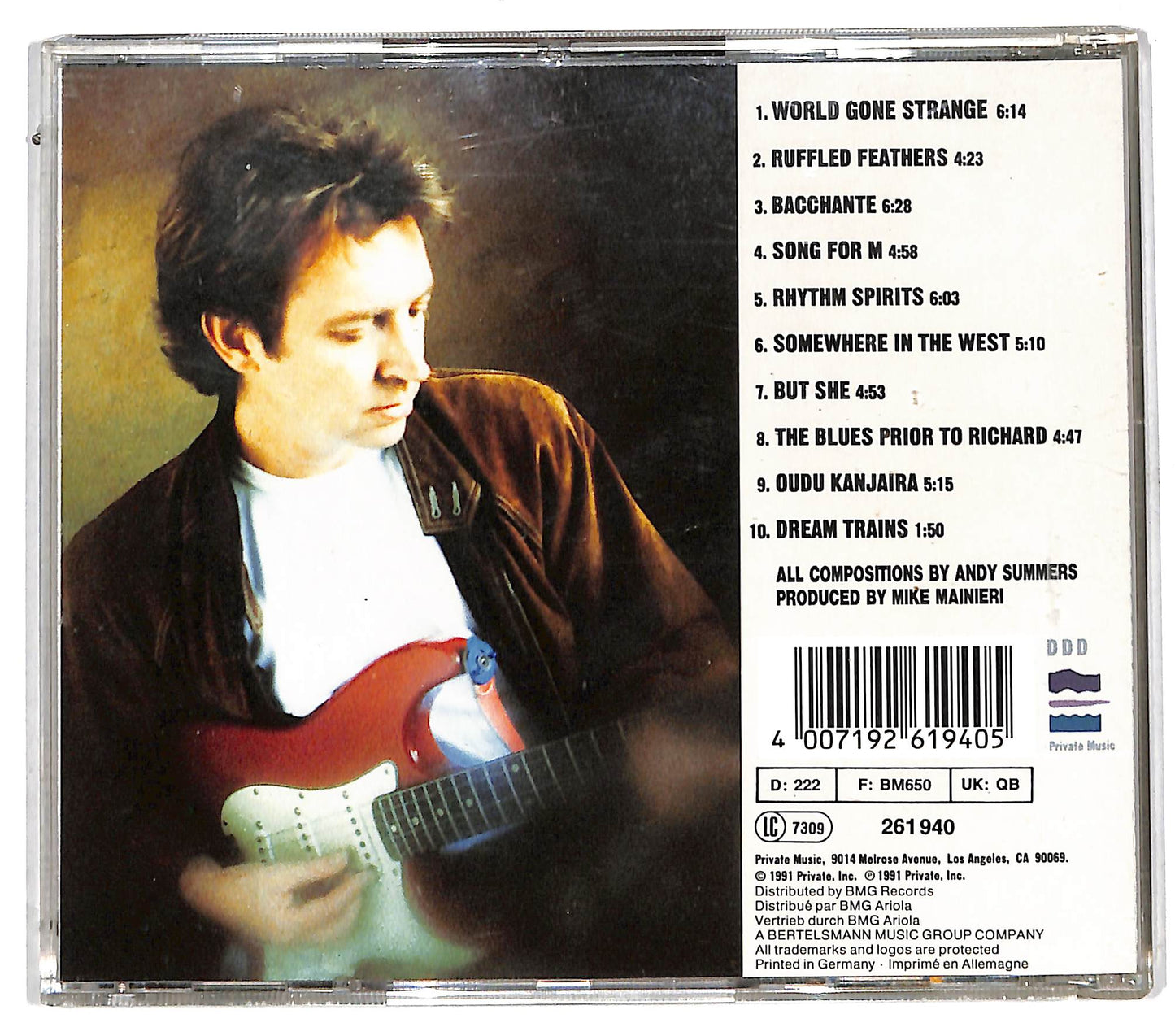 EBOND Andy Summers - World Gone Strange CD CD112424