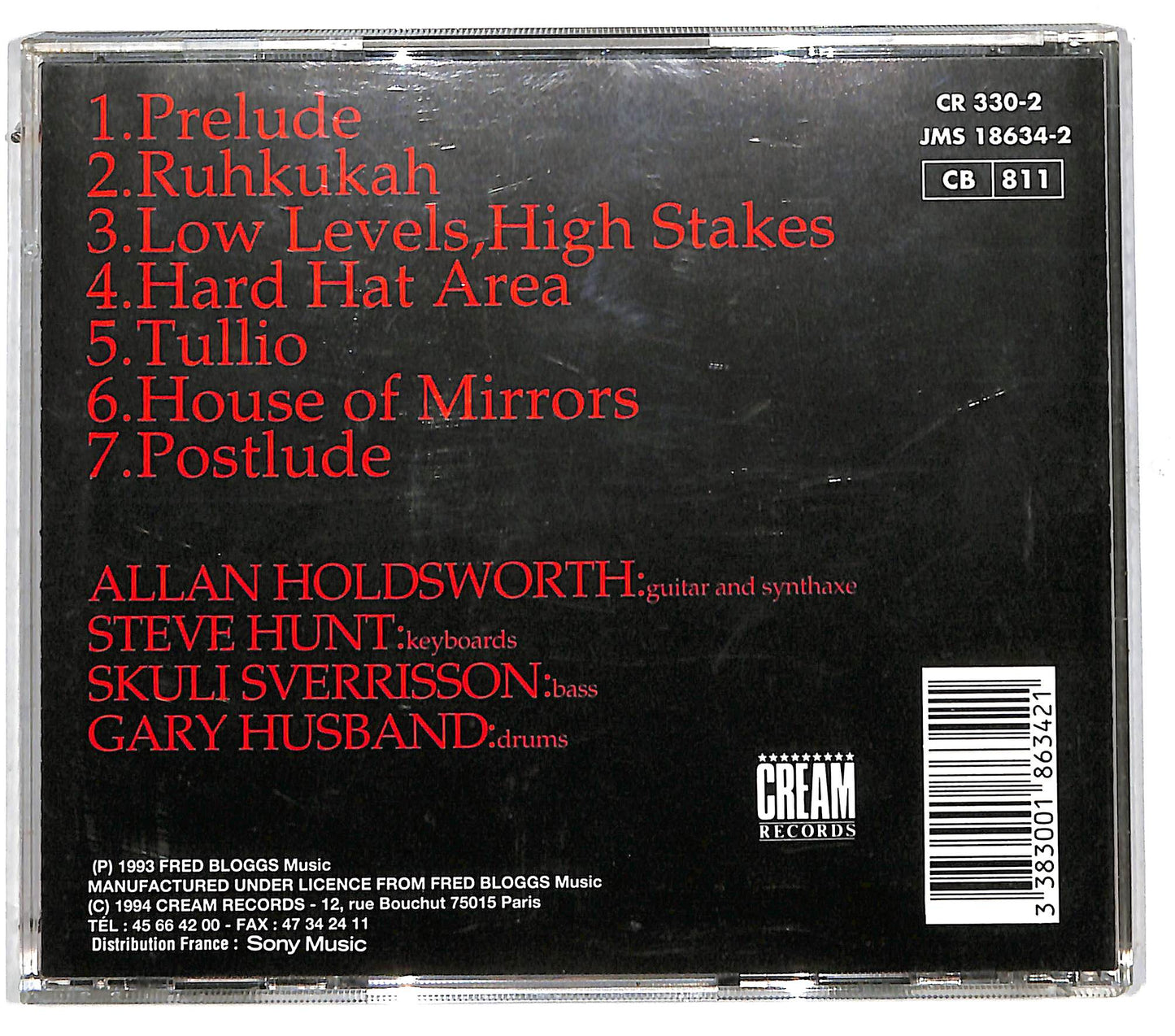 EBOND Allan Holdsworth - Hard Hat Area CD CD112438