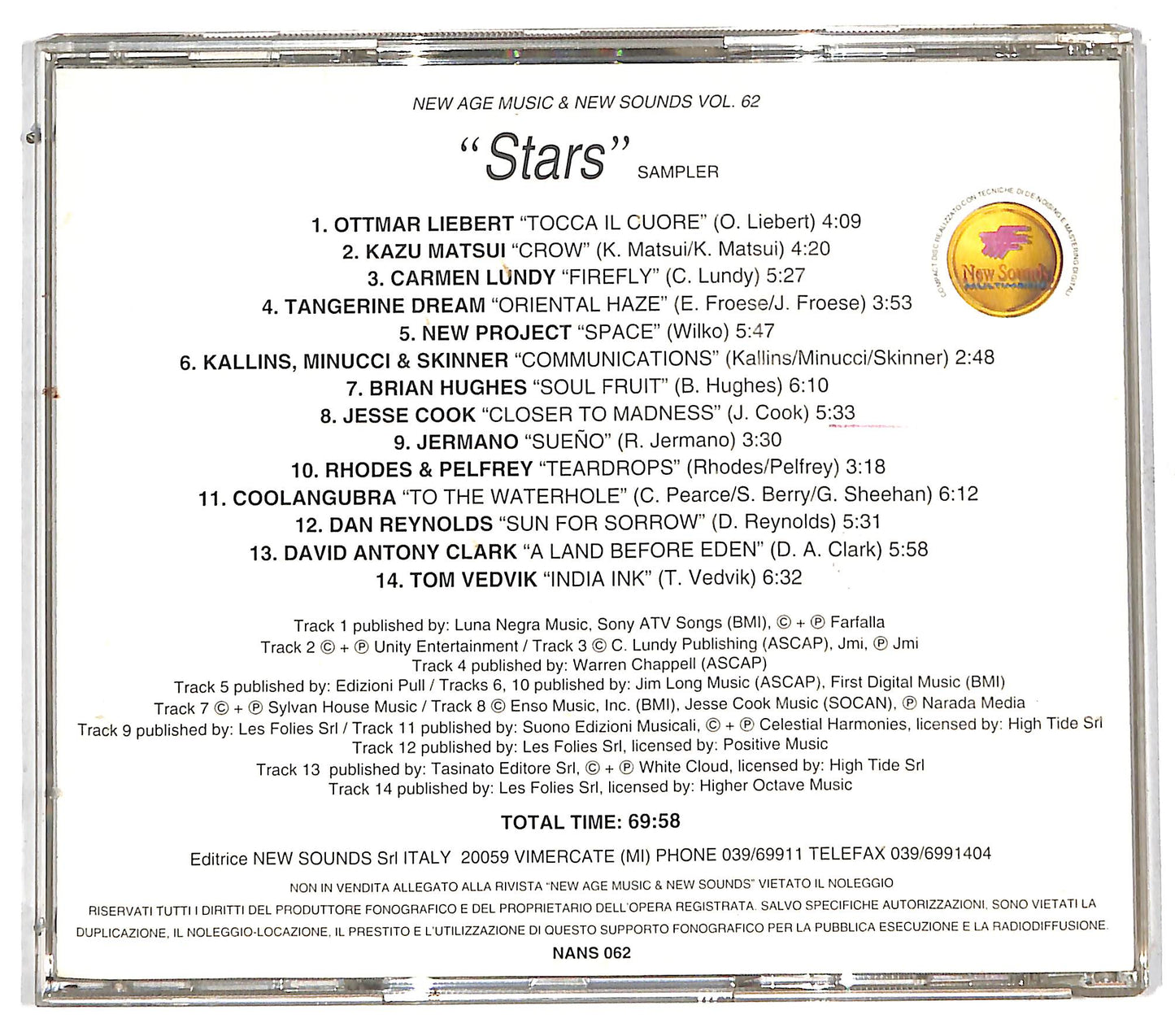 EBOND Various - 'Stars' New Age CD CD112450