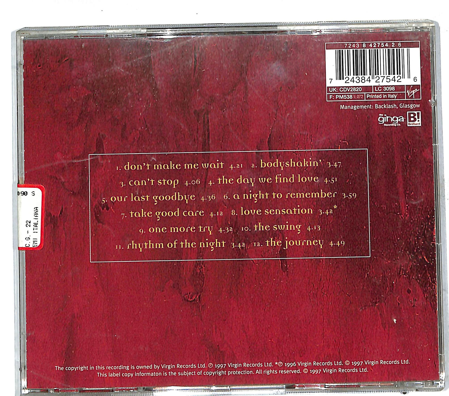 EBOND 911 - The Journey CD CD112501