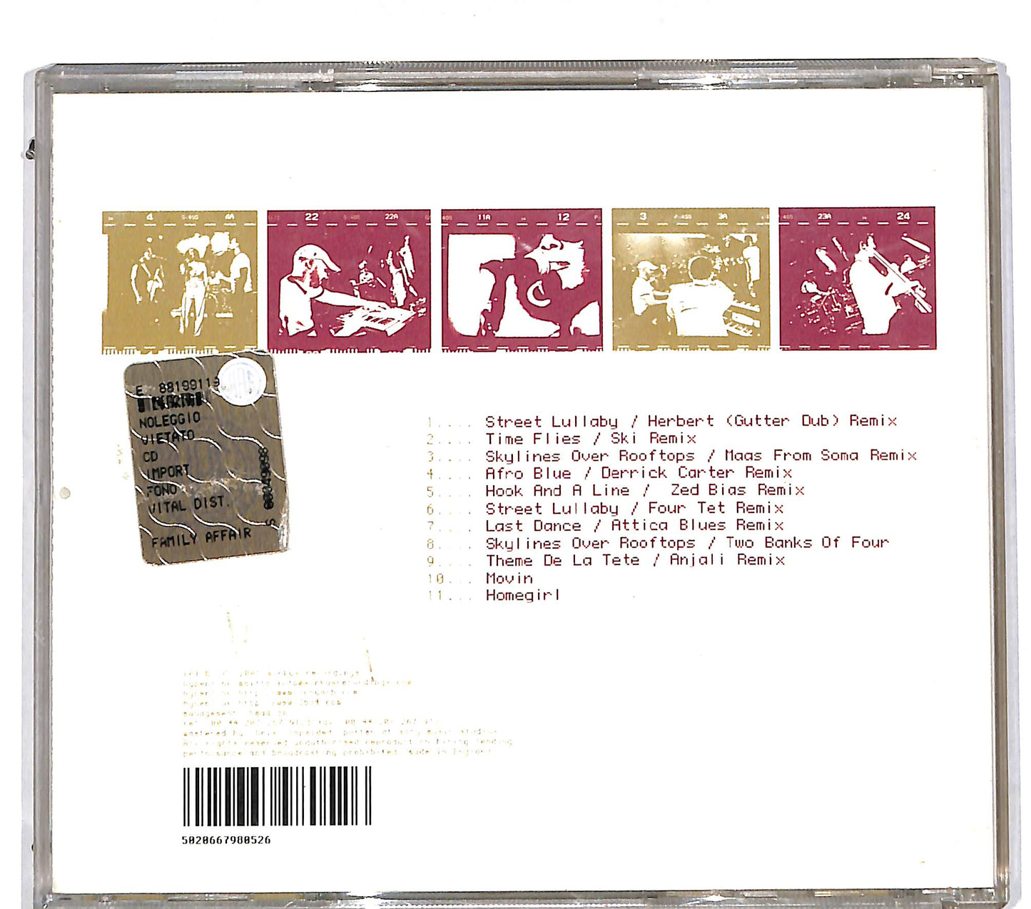 EBOND Two Banks Of Four - City Watching Remixes CD CD112549