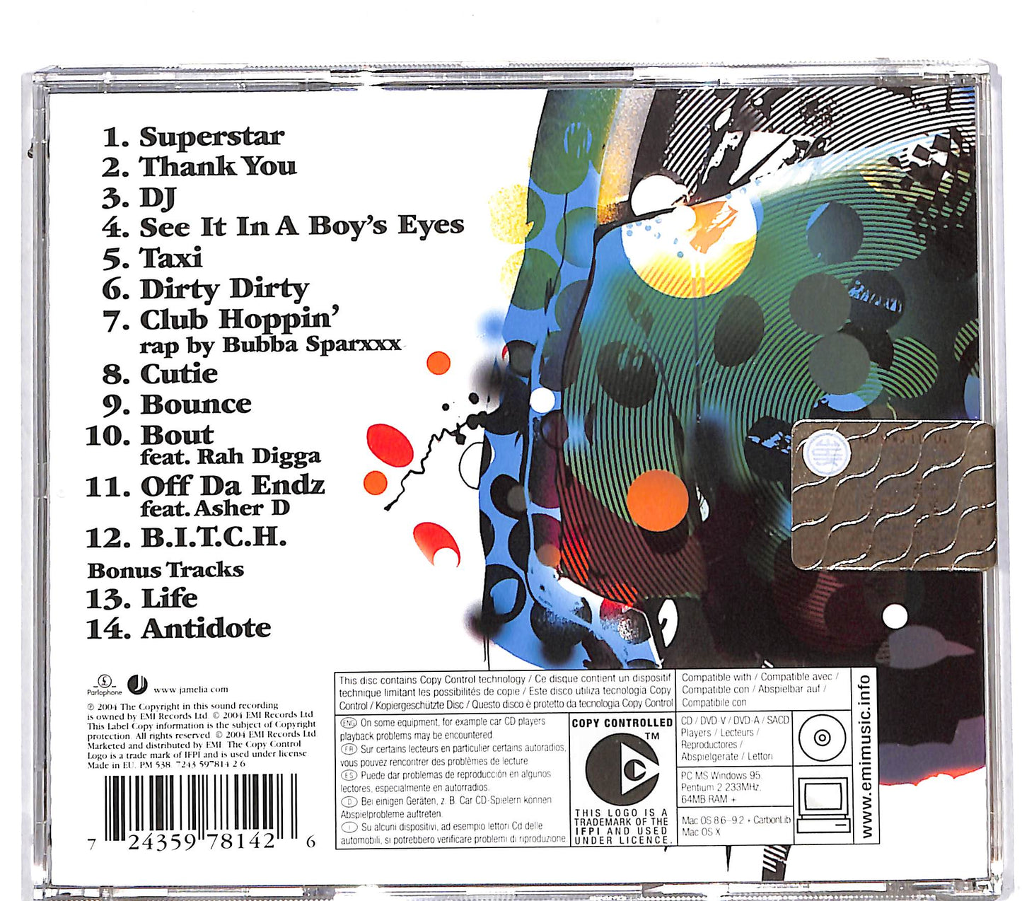 EBOND Jamelia - Thank You CD CD112554