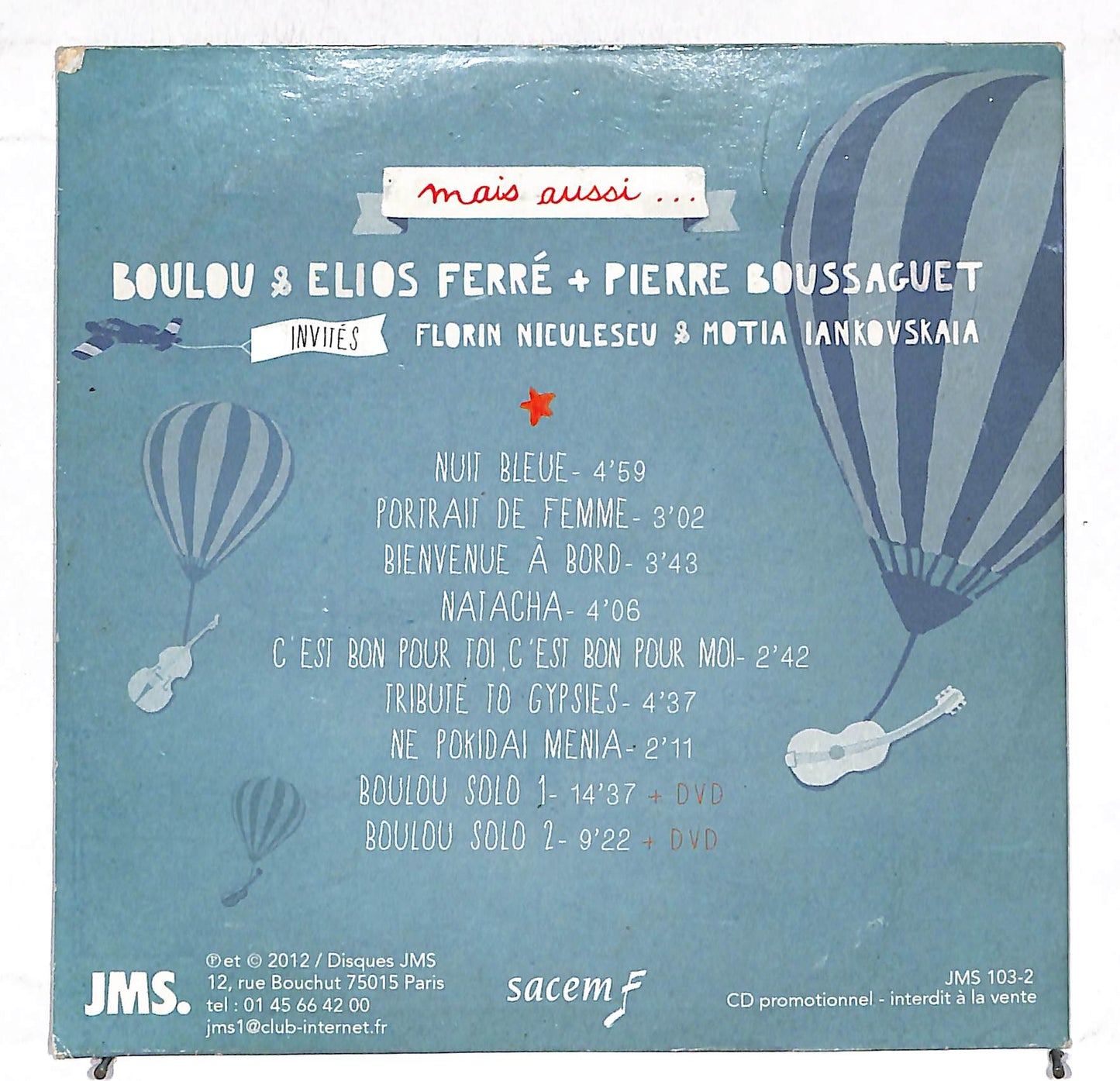 EBOND Boulou - Solo CD CD112623