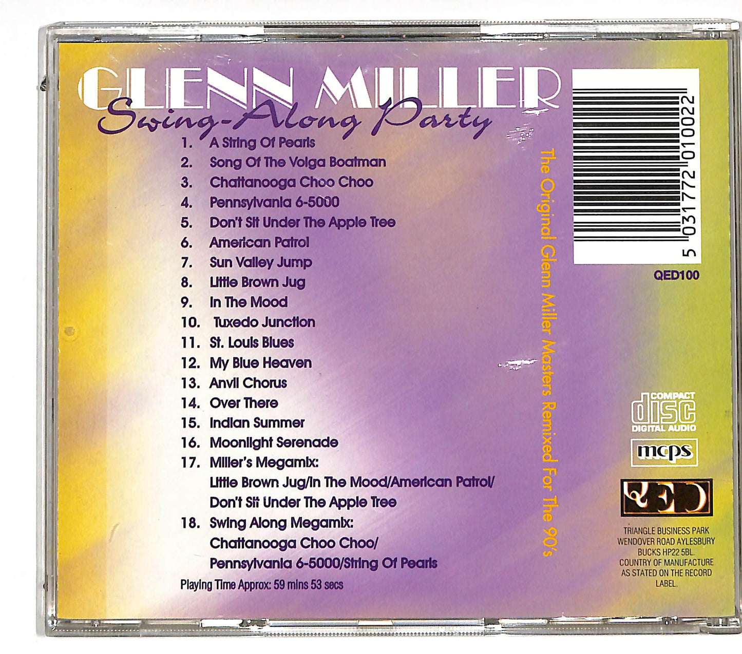 EBOND Glenn Miller - Swing-Along Party COMPILATION JEWEL CASE CD CD112636