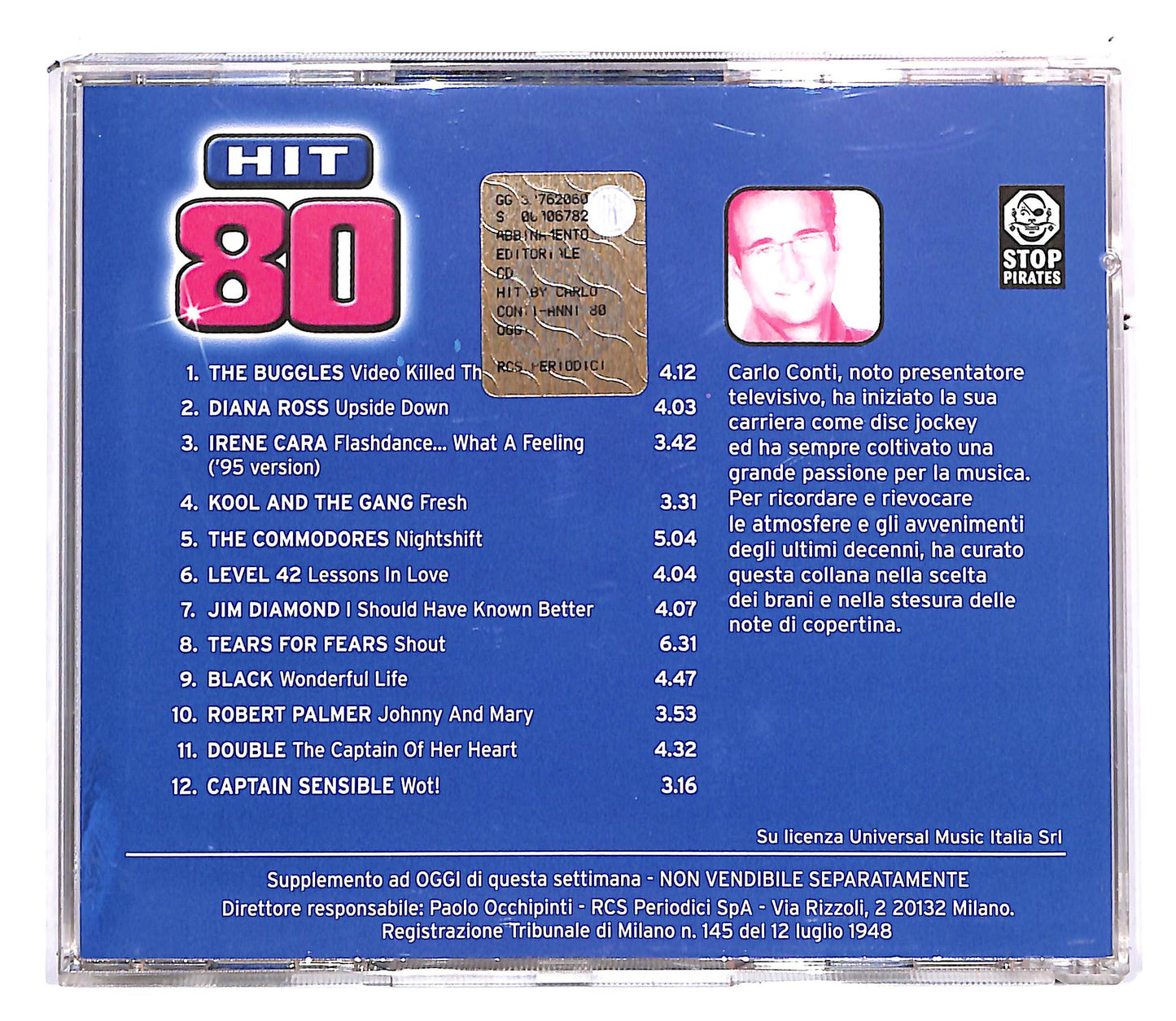 EBOND Various - Carlo Conti Presenta Hit 80 EDITORIALE CD CD112712