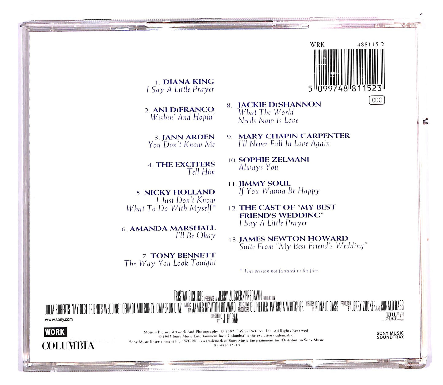 EBOND Various - My Best Friend's Wedding CD CD112721
