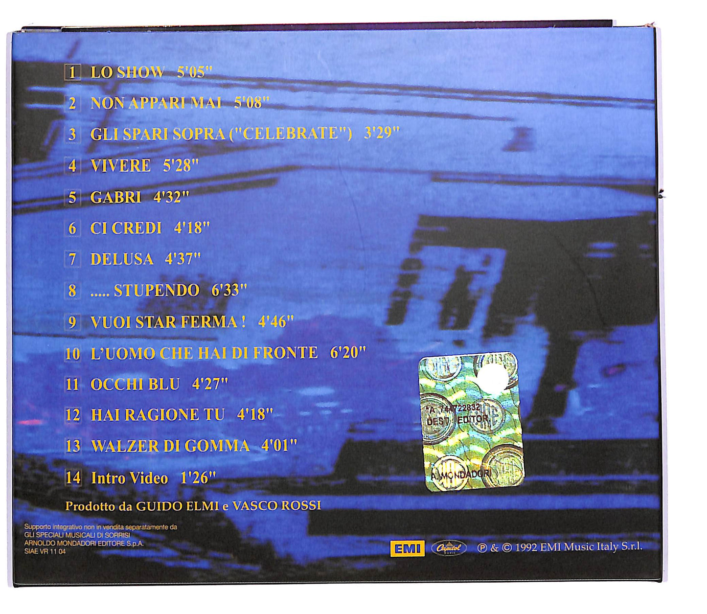 EBOND Vasco Rossi - Gli Spari Sopra DIGIPACK EDITORIALE CD CD112726