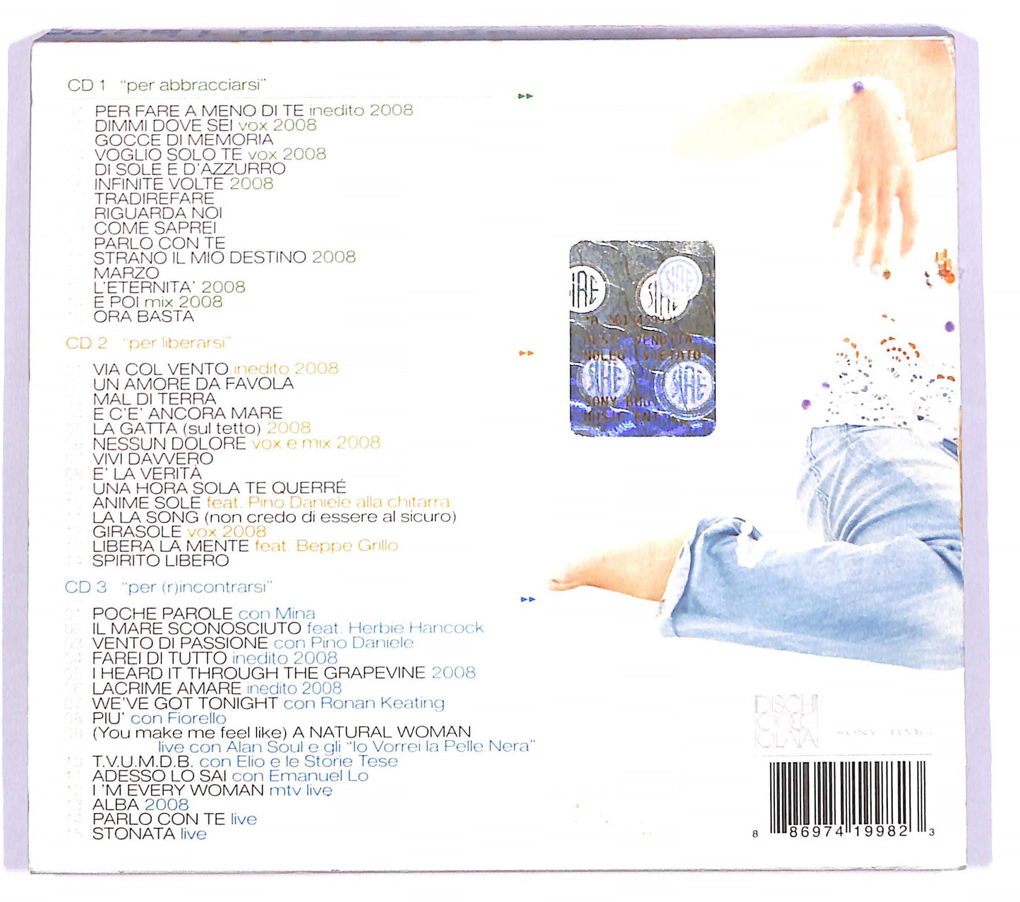 EBOND Giorgia - Spirito Libero (Viaggi Di Voce 1992-2008) DIGIPACK CD CD112755