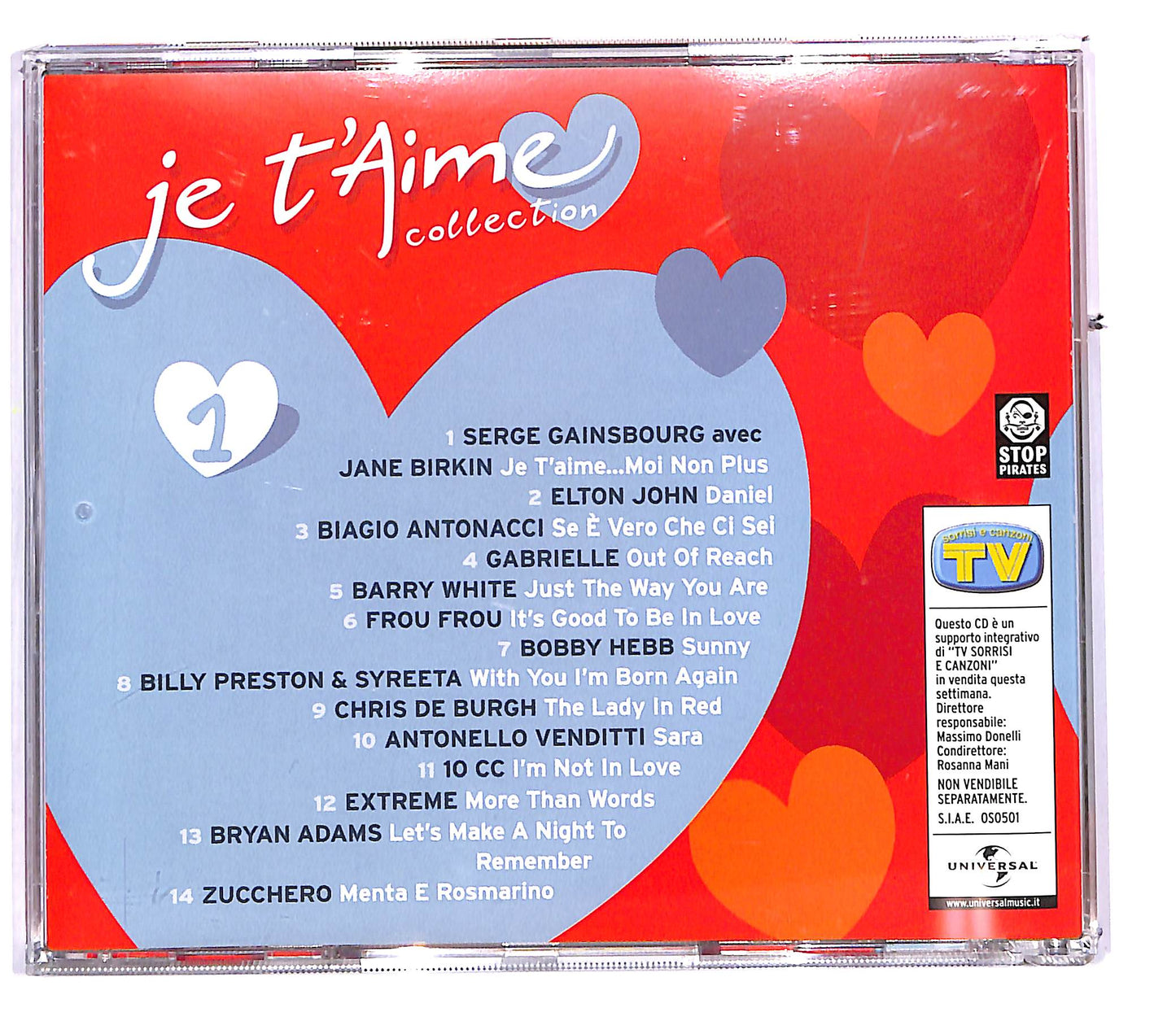 EBOND Various - Je T'Aime Collection 1 EDITORIALE CD CD112759