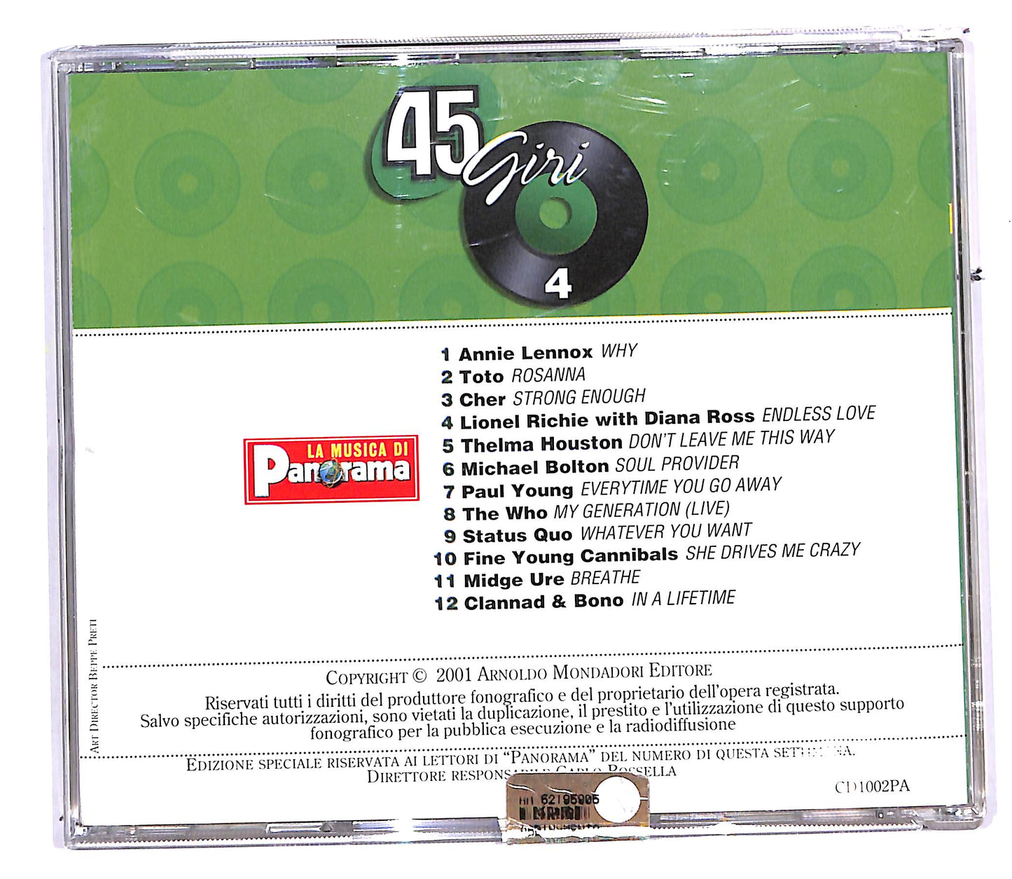 EBOND Various - 45 Giri Hit Parade Italiana Vol. 4 EDITORIALE CD CD112801