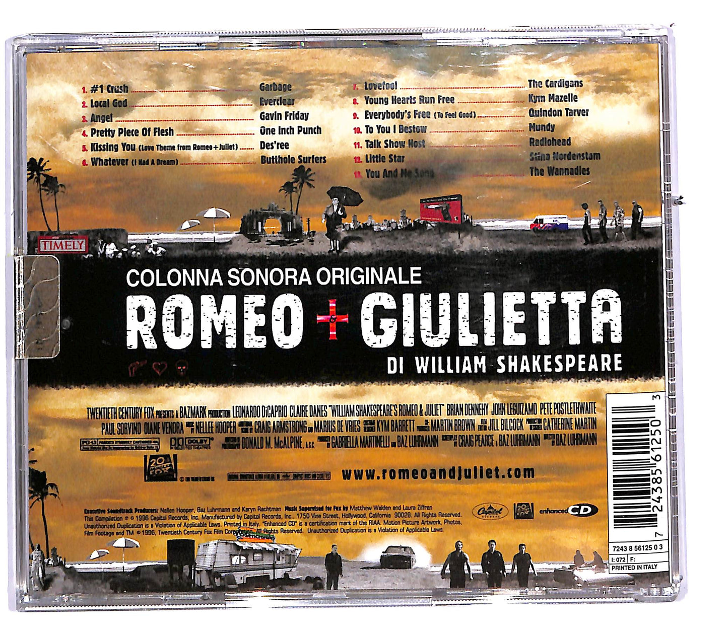 EBOND William Shakespeare - Romeo + Giulietta Soundtrack CD CD112803