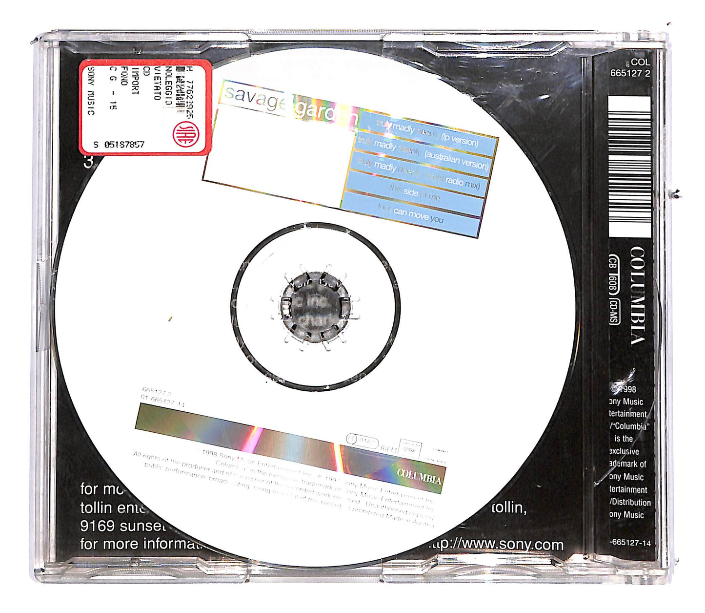 EBOND Savage Garden - Truly Madly Deeply CD CD112834