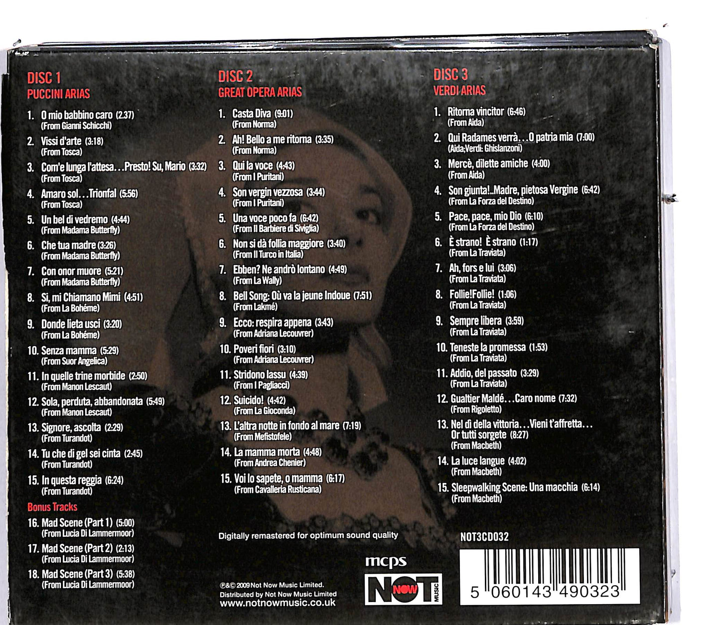 EBOND Maria Callas - La Divina DIGIPACK CD CD112903