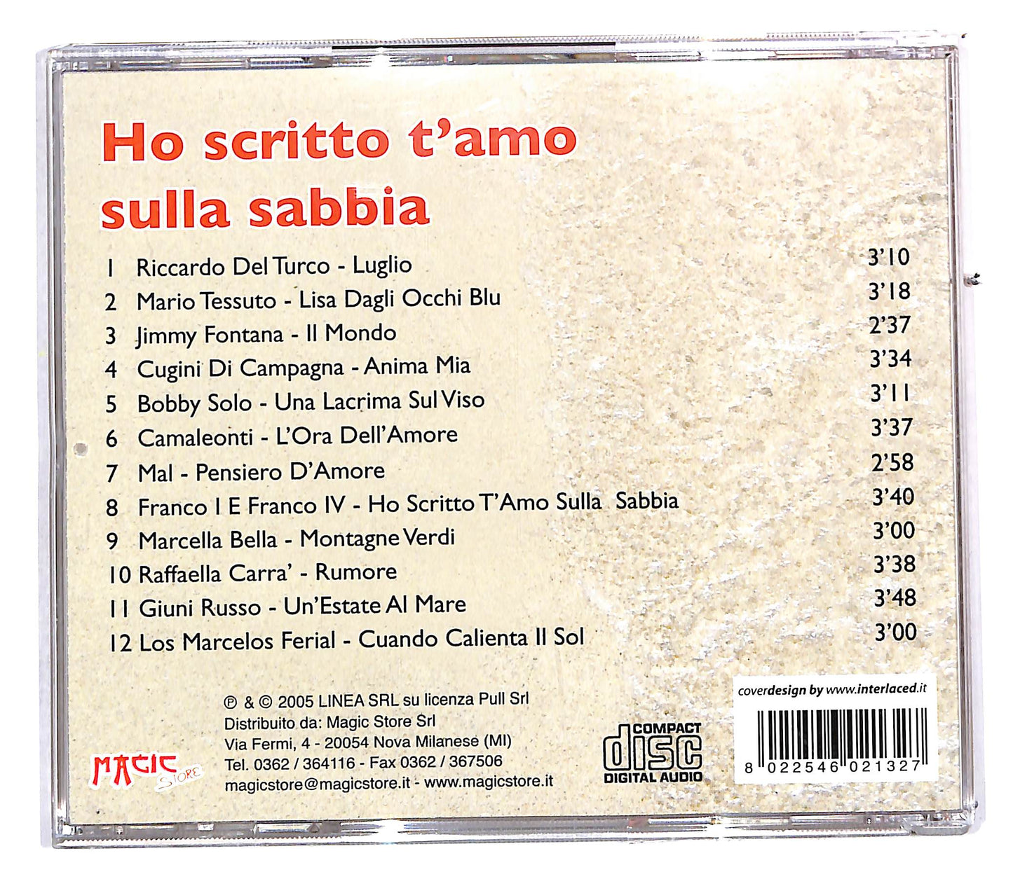EBOND Various - ho scritto t'amo sulla sabbia CD CD112918