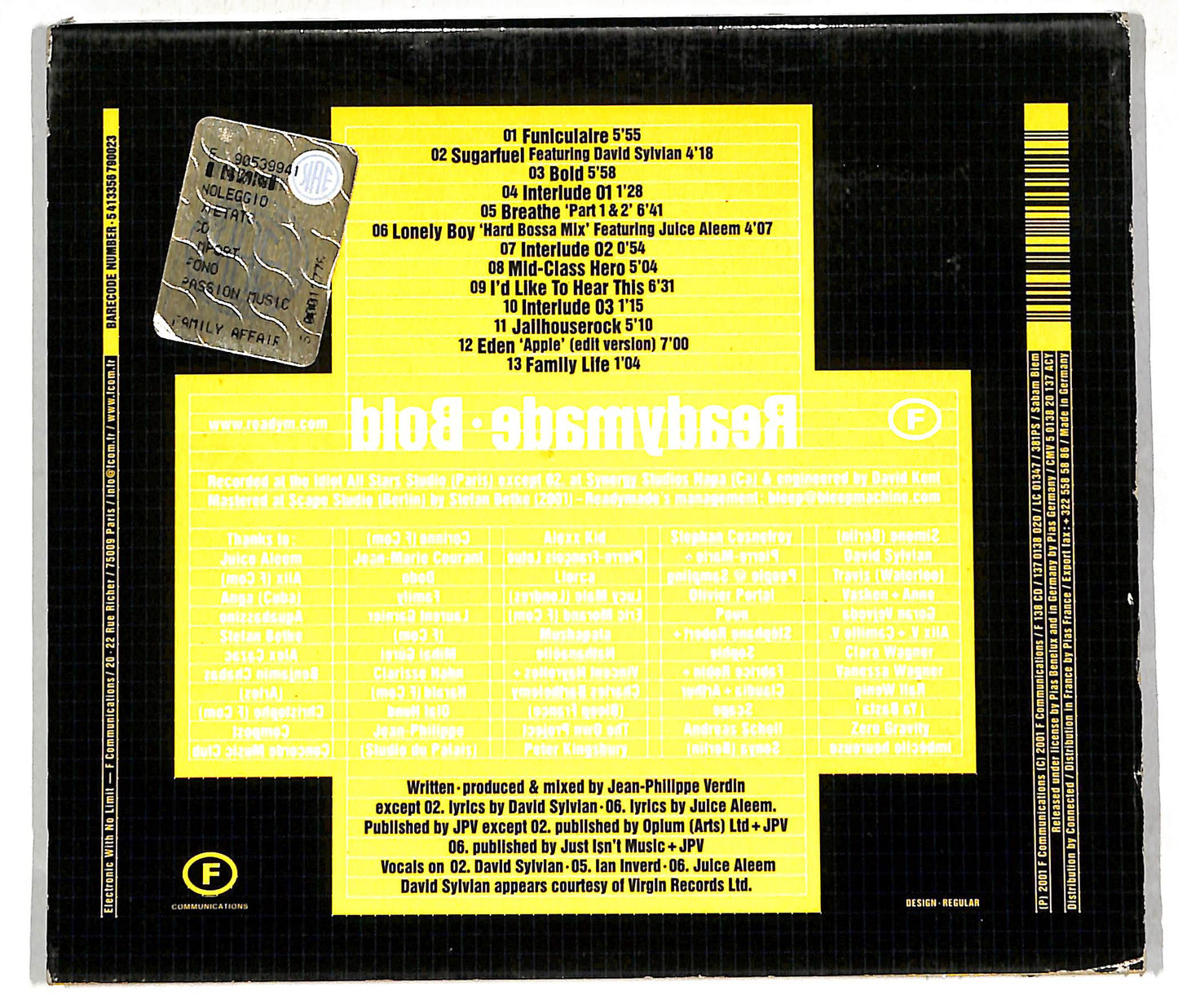 EBOND Readymade - Bold CD CD113040