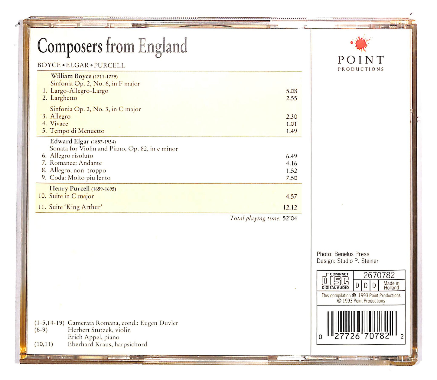 EBOND Various - Composers From England CD CD113066