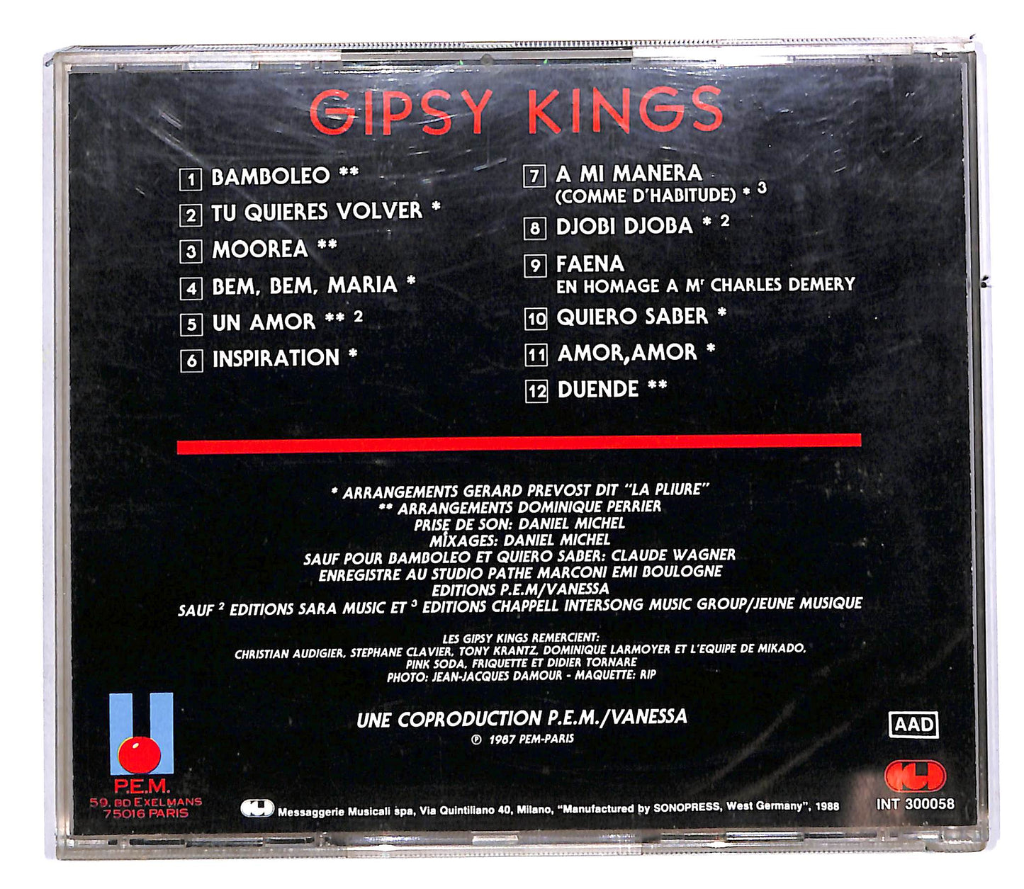 EBOND Gipsy Kings - Gipsy Kings CD CD113107