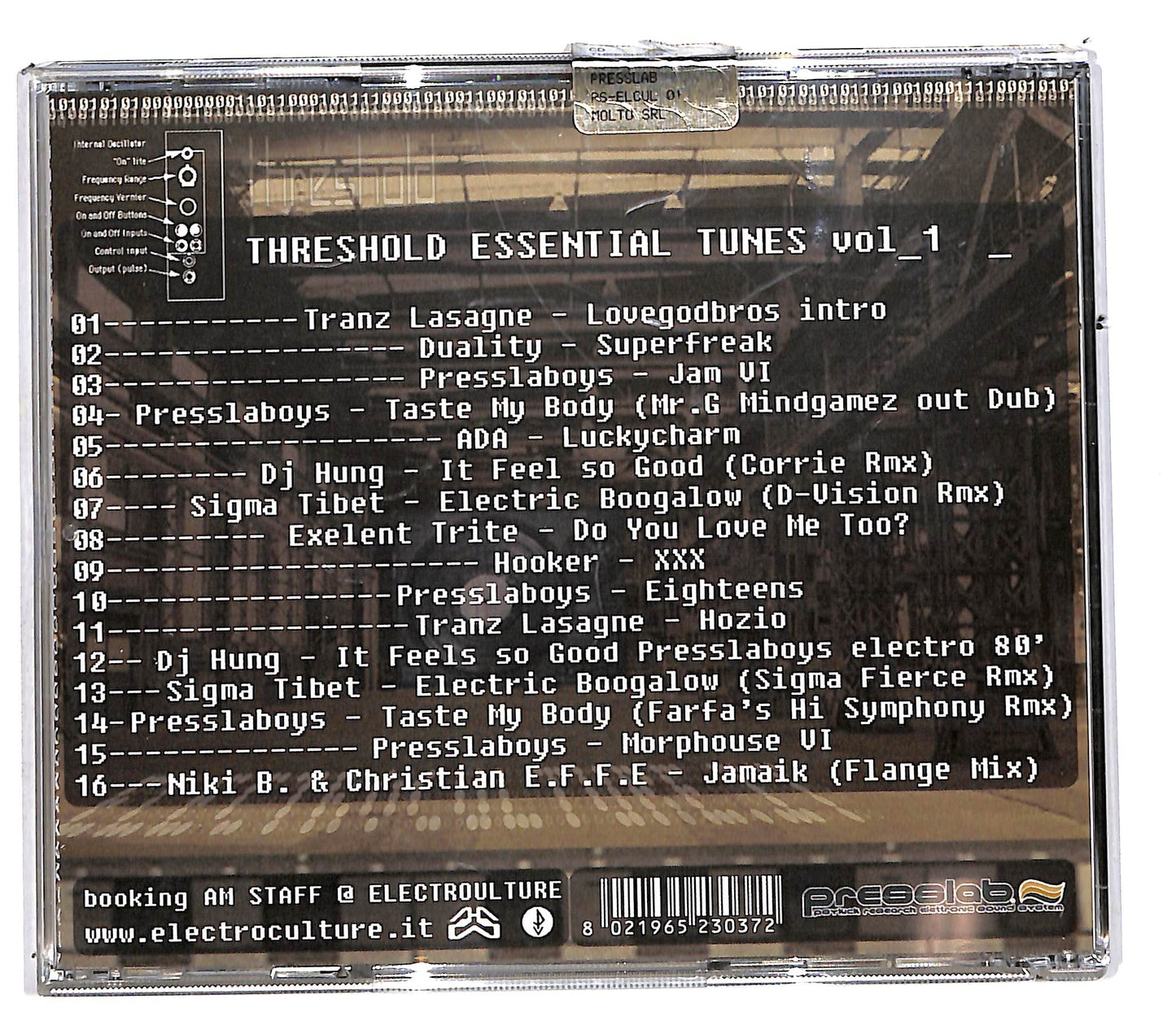 EBOND Threshold essential tunes vol 1 CD CD113135