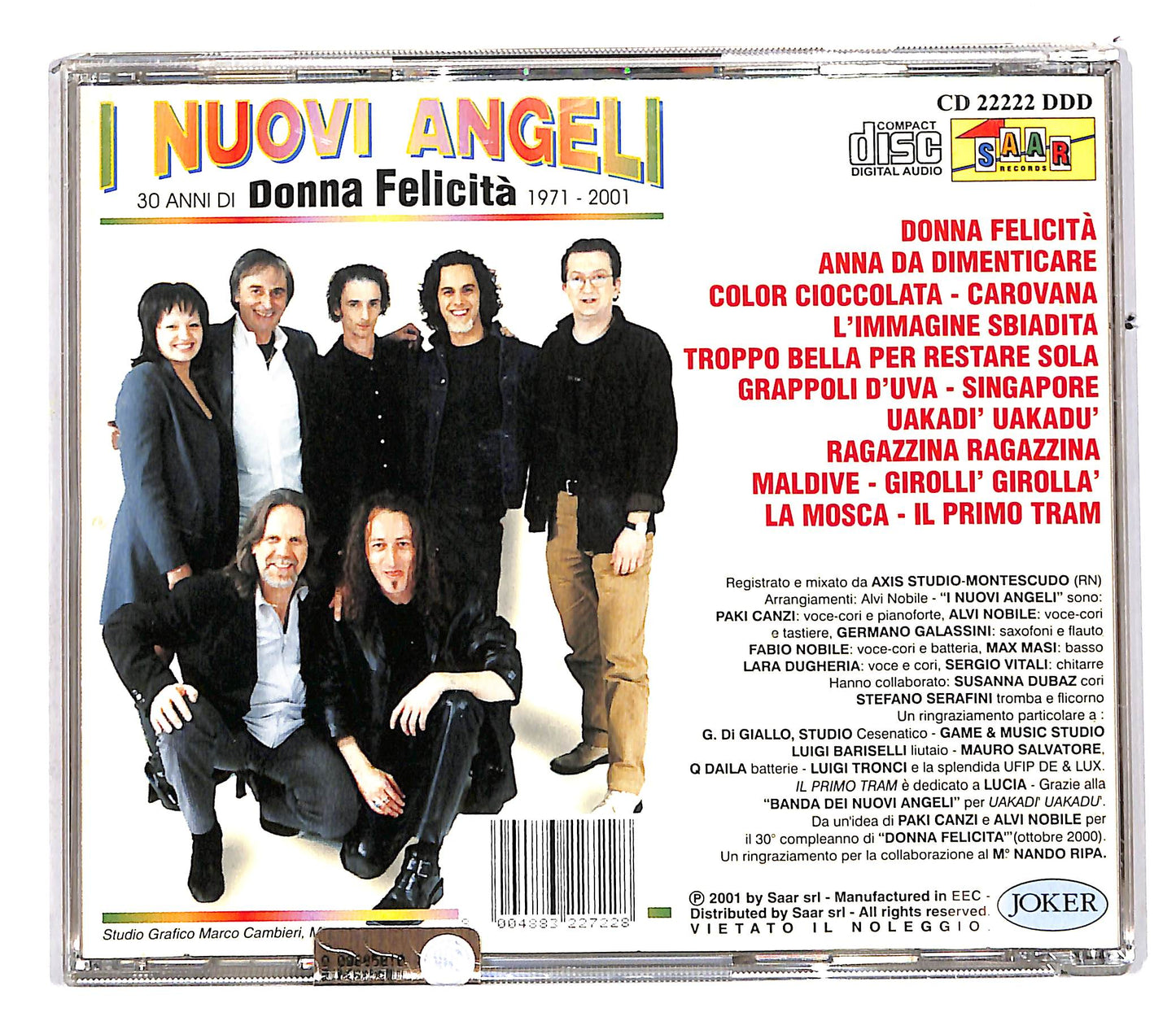 EBOND I Nuovi Angeli - 30 Anni Di Donna Felicita CD CD113145